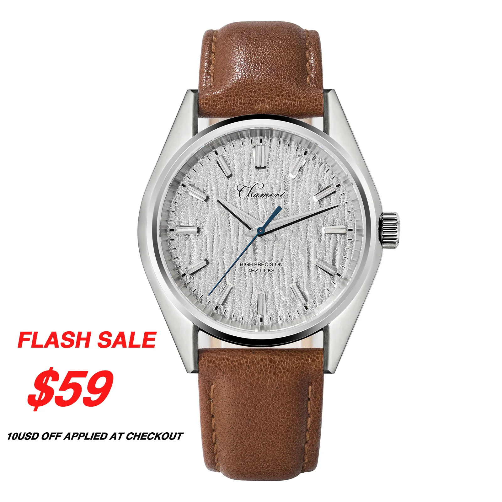 Militado 💥New Arrival💥Chameri 40mm Men Watch VH31 Quartz Watch GS05