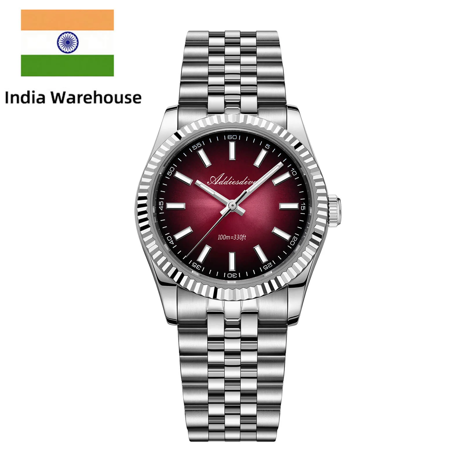 Addiesdive ★India Warehouse★ADDIESDIVE 36mm DJ Homage Men Watch AD2073