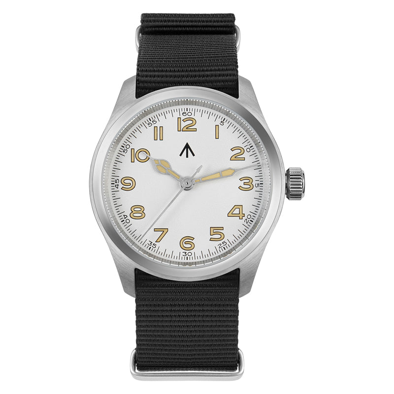 Militado Militado VH31 38mm Sapphire Crystal Field Watch ML08 White Dial