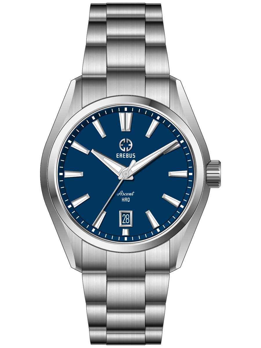 Erebus Watches ASCENT HAQ 39 Blue Enamel