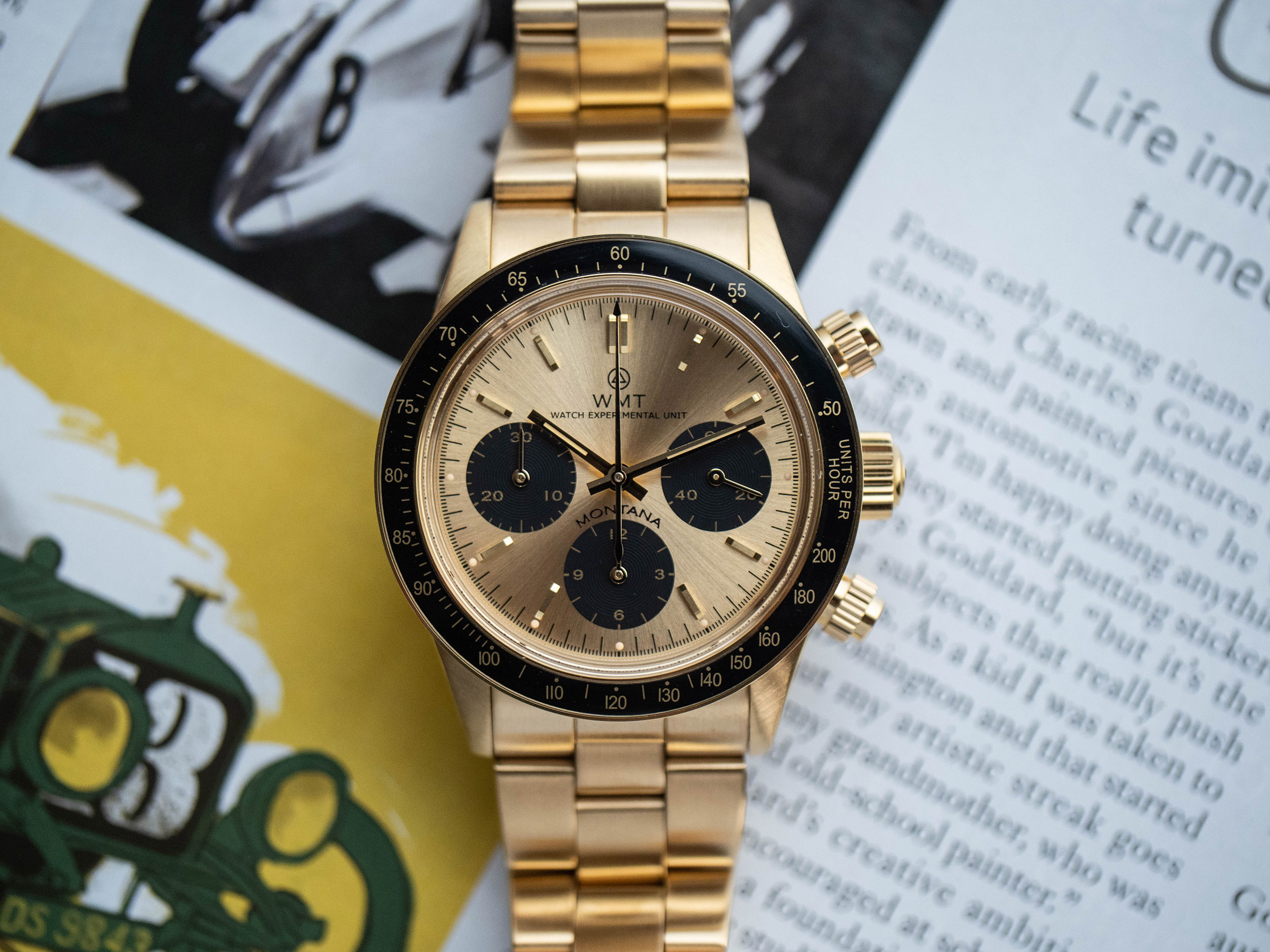 WMT Watches Montana – Gold Plating Edition / Gold Dial / Limited 50 Pc