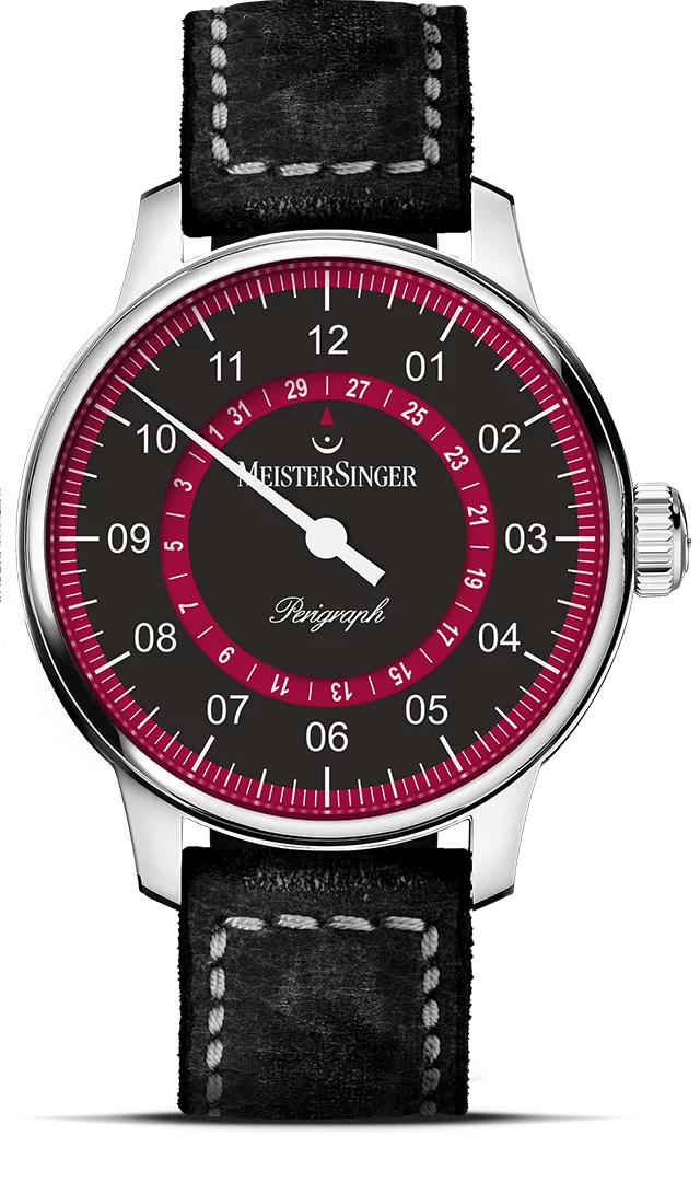 MeisterSinger Perigraph – Schwarz mit Bordeaux