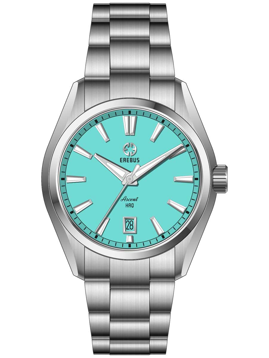 Erebus Watches ASCENT HAQ 39 Duck Egg Blue Enamel