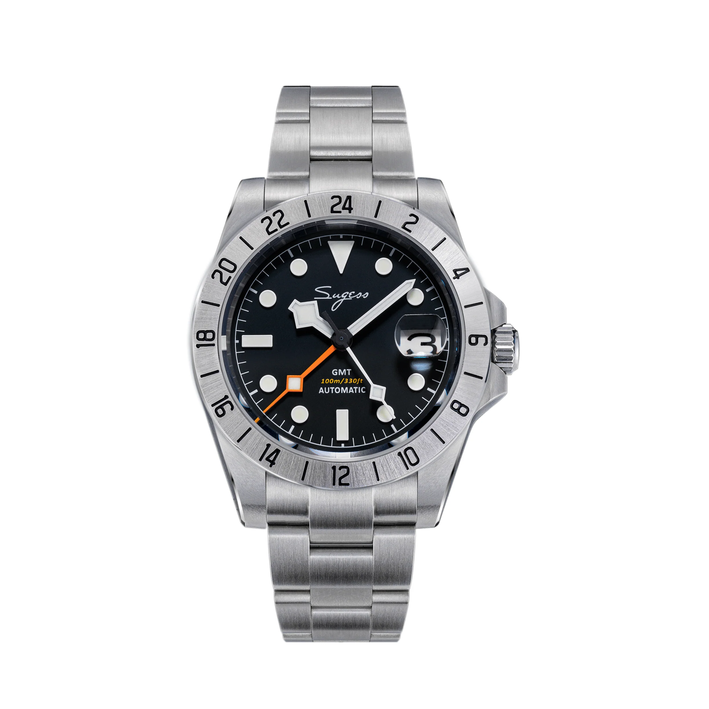 Sugess Heritage S463 BB GMT Black Dial
