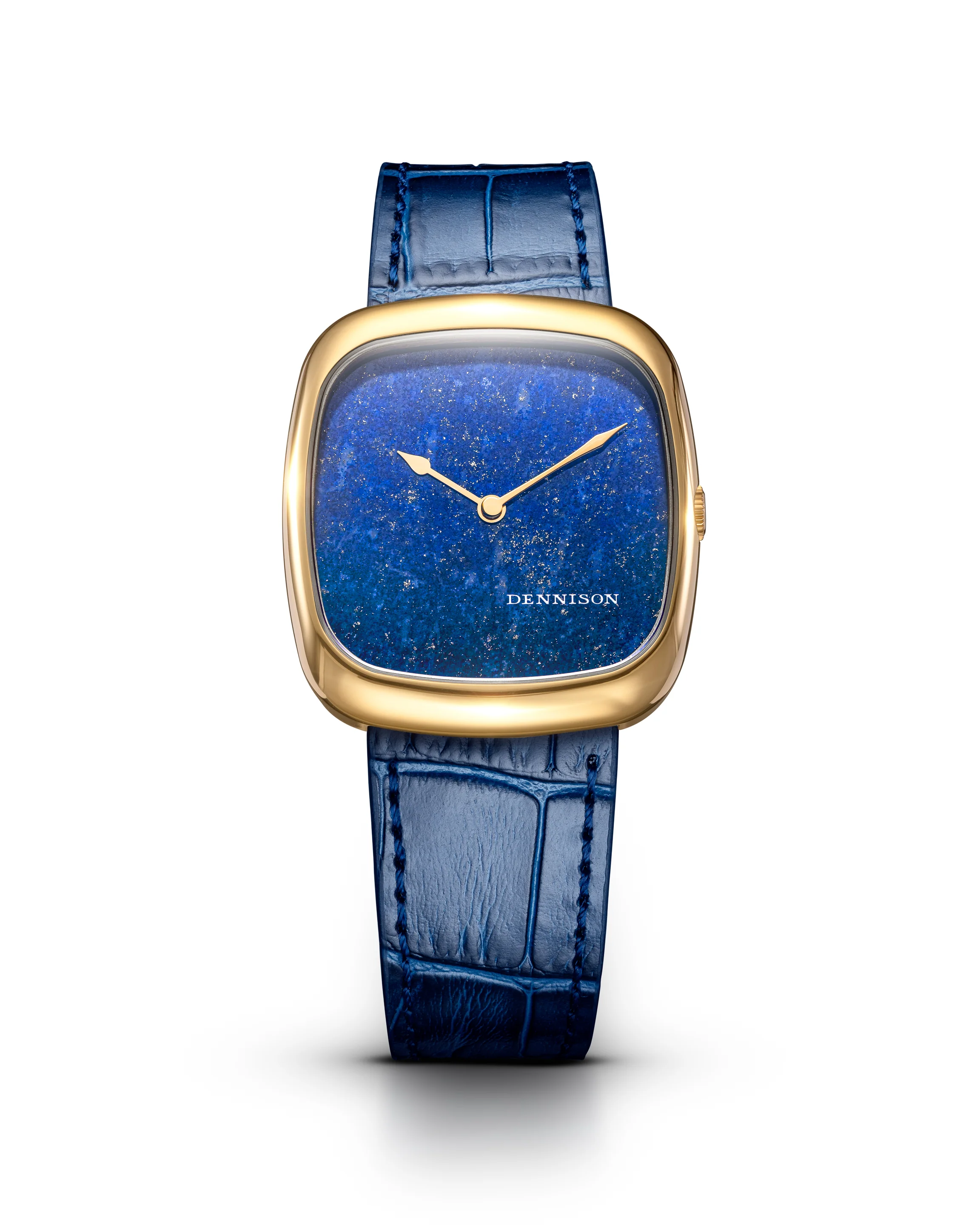 Dennison Natural Stone Lapis Lazuli In Gold