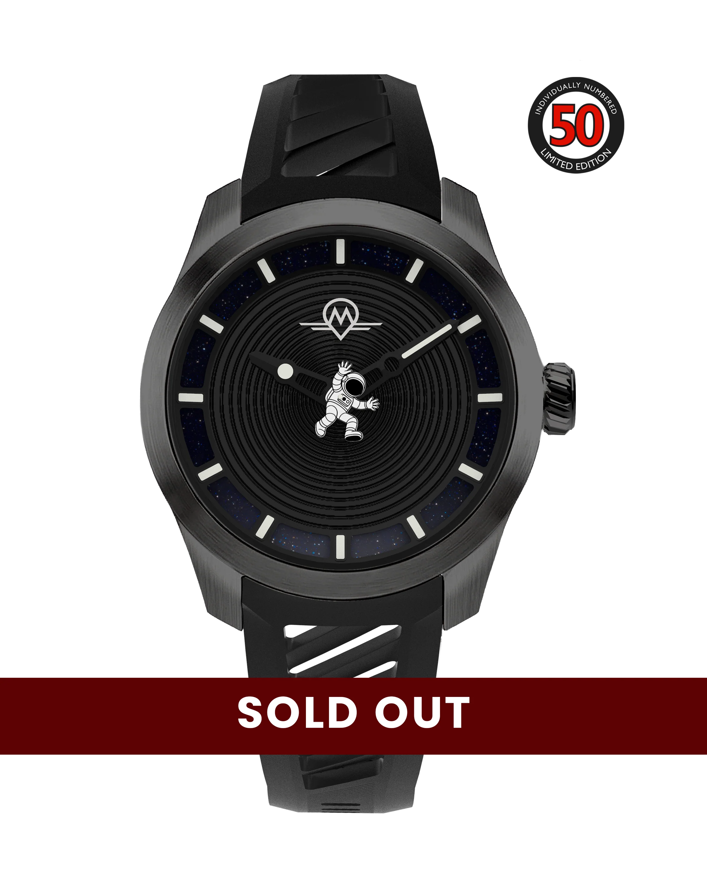Monro MONRO LUNA ADVENTURE MLA-PNR POINT OF NO RETURN, 9039 Automatic Watch, 39mm EPDM Rubber