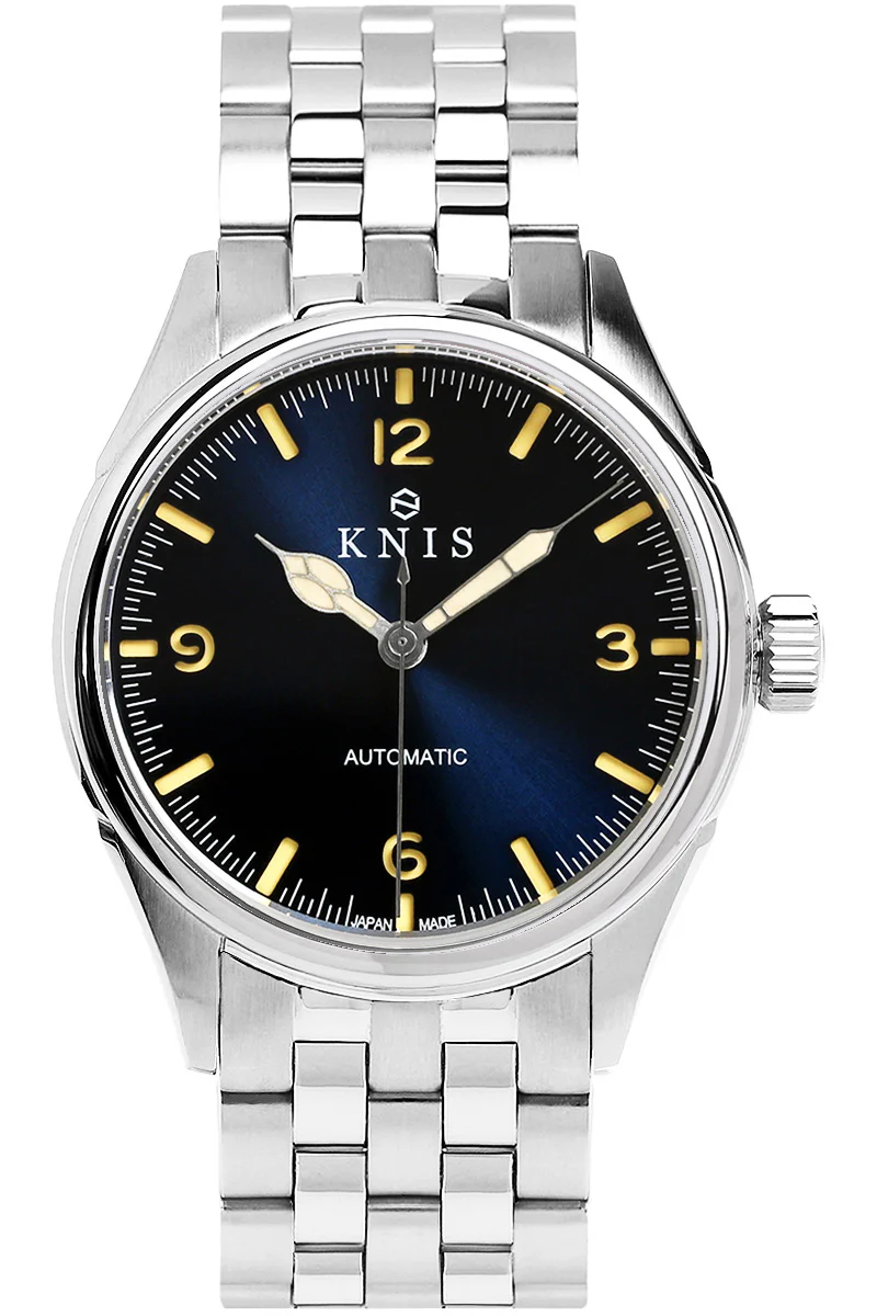 KNIS KNIS Automatic Retro Modern Super Luminova Blue KN002-BL