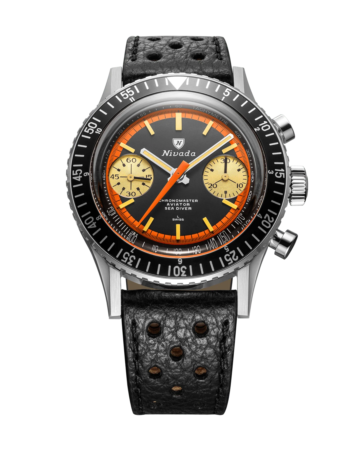 Nivada Grenchen CHRONOKING VINTAGE VALJOUX 23 RESTORED