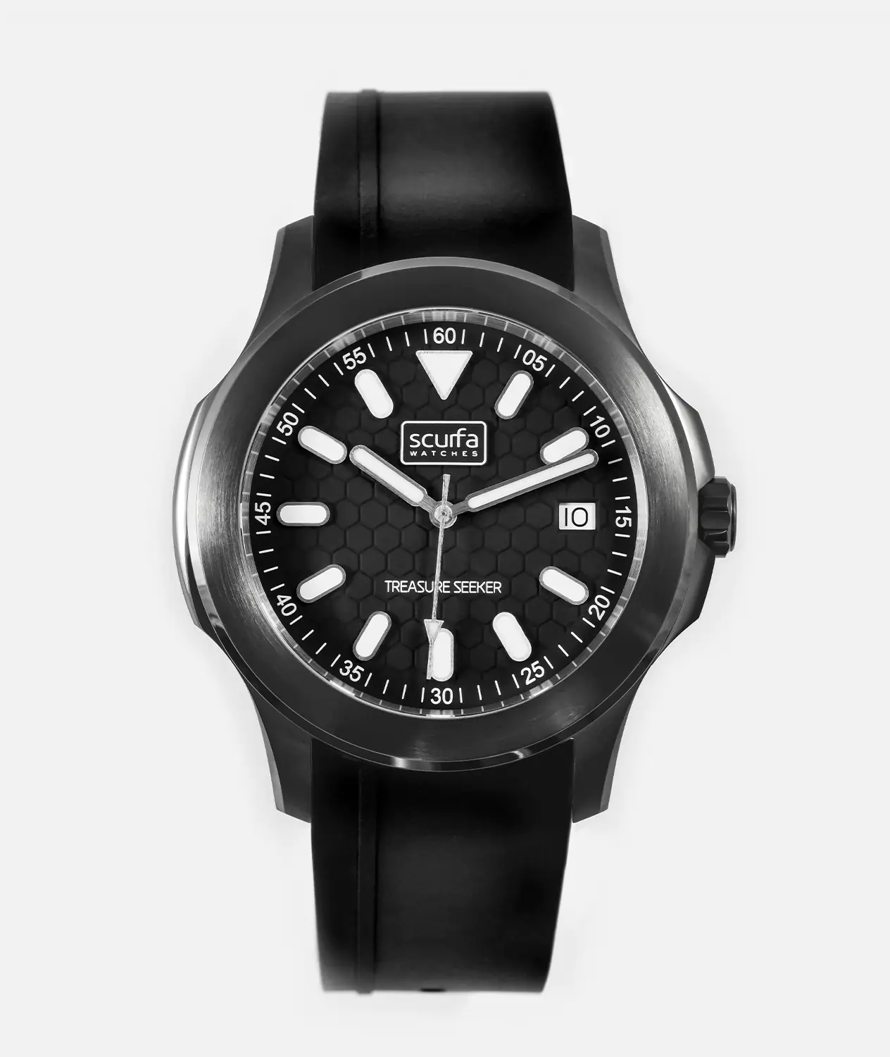 Scurfa Top Side Crew Gunmetal Black Dial – Mens