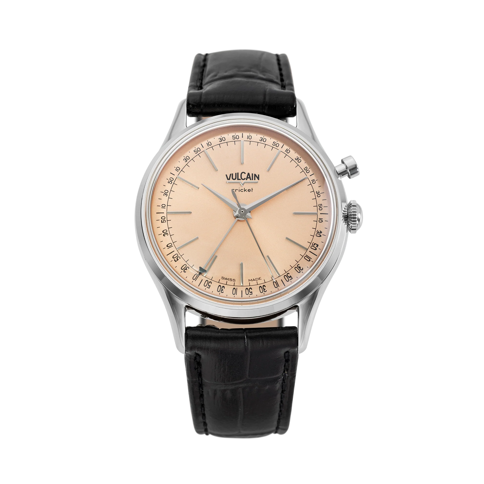 Vulcain Cricket President - Pale Salmon