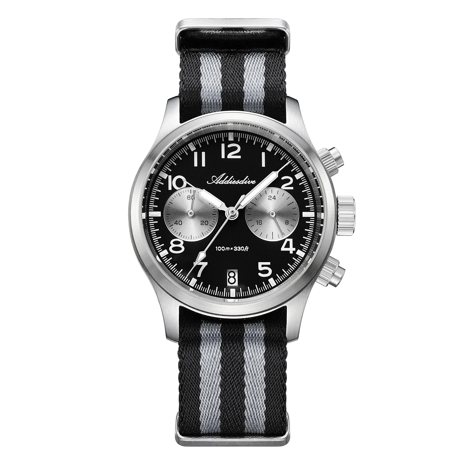 Addiesdive ADDIESDIVE 39mm VK64 AD2538 Chronograph Watch
