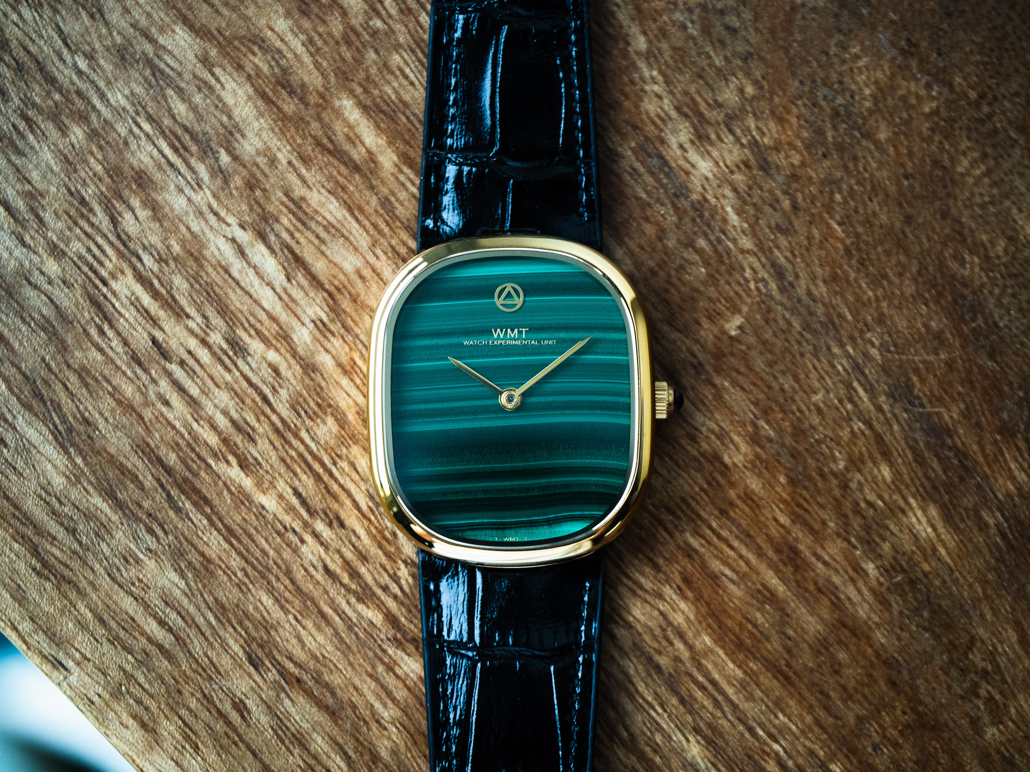 WMT Watches Cushion Malachite Stone Dial
