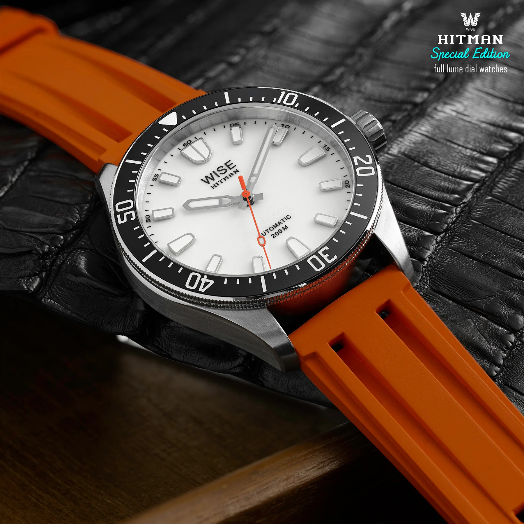 WISE HITMAN HIT66 Full Lume Special Edition (Jetfire FKM rubber)