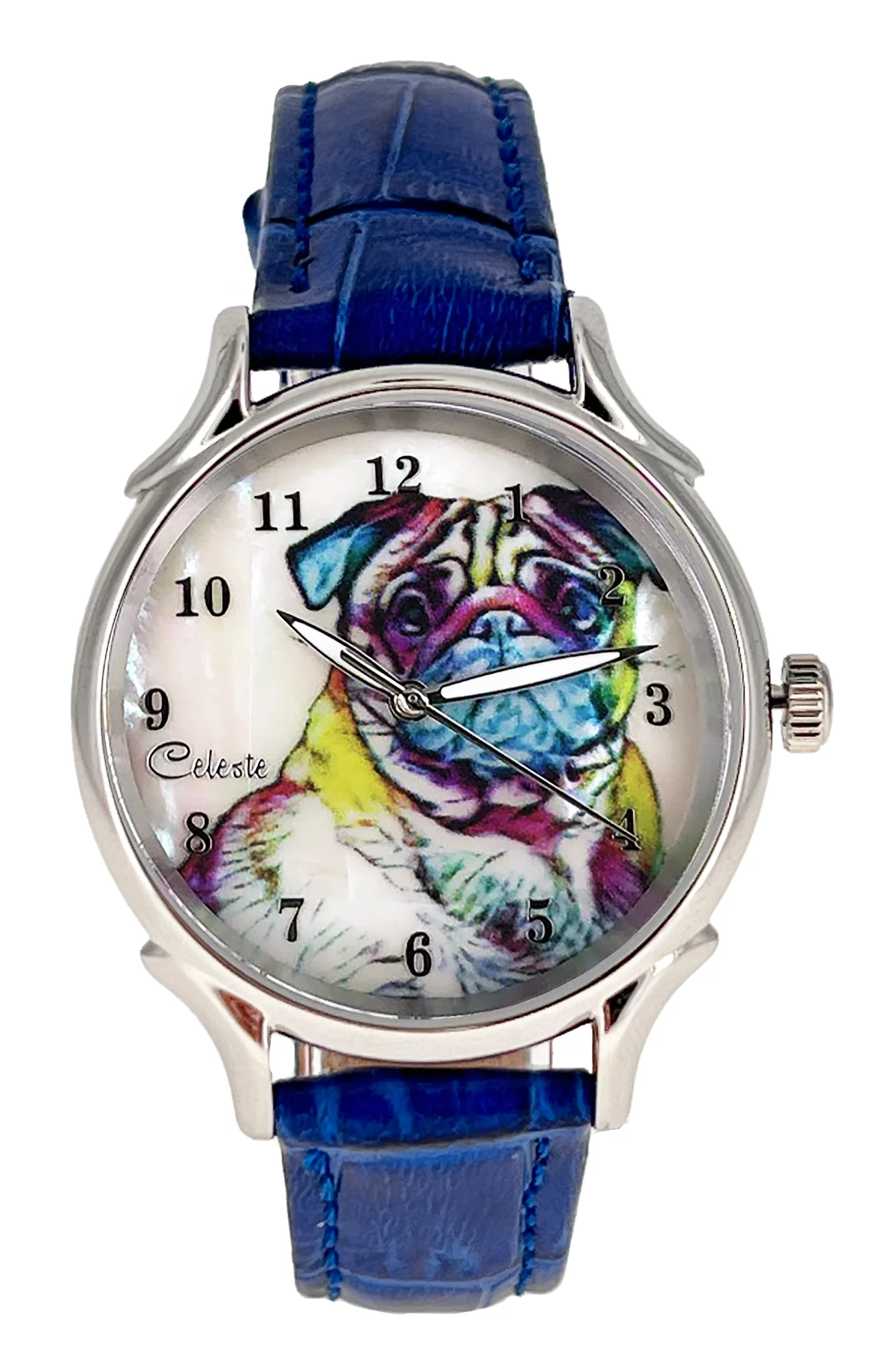 Celeste Watch Company Pug Dog Breed Watch