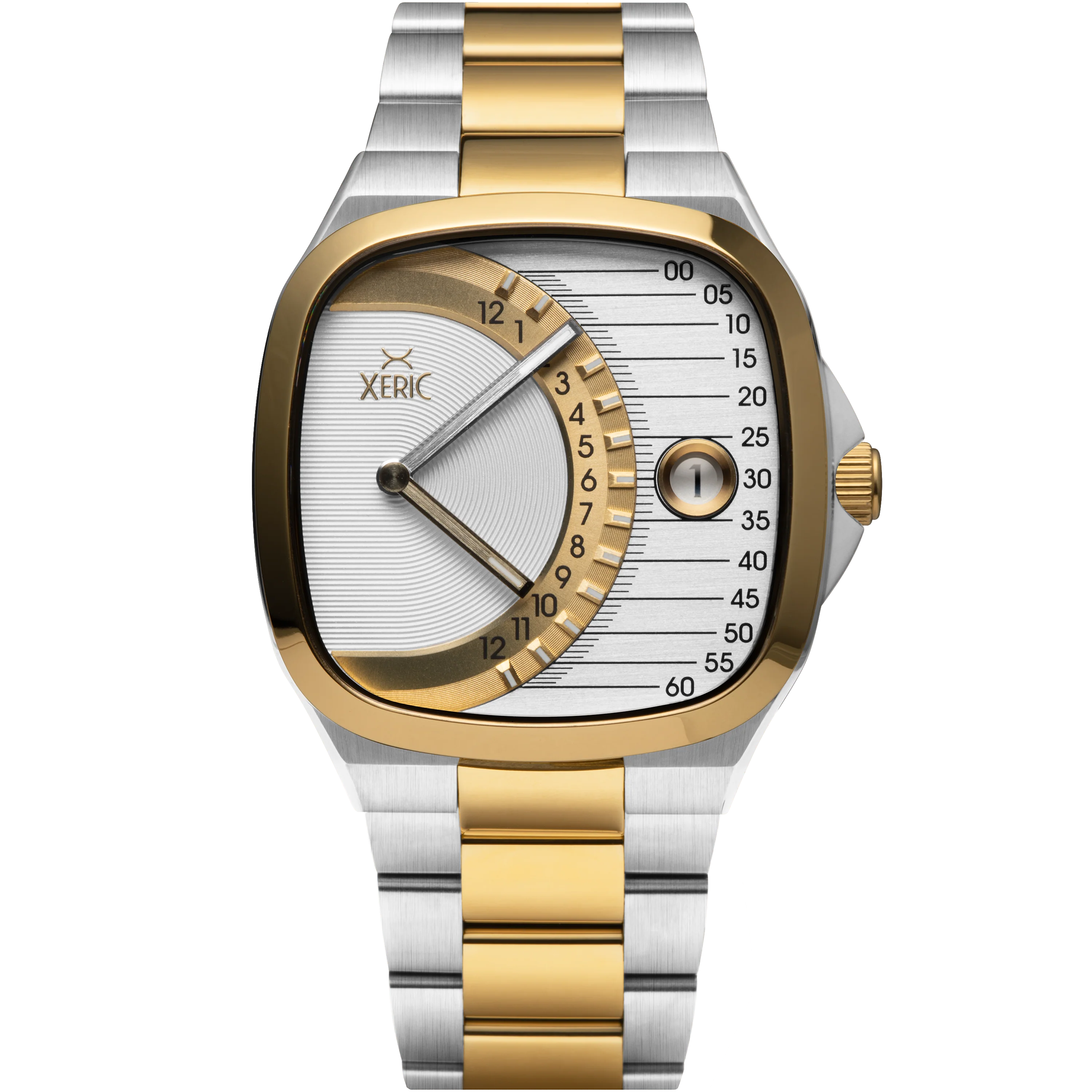 Xeric Timeline Retrograde Automatic Two-tone Gold Silver