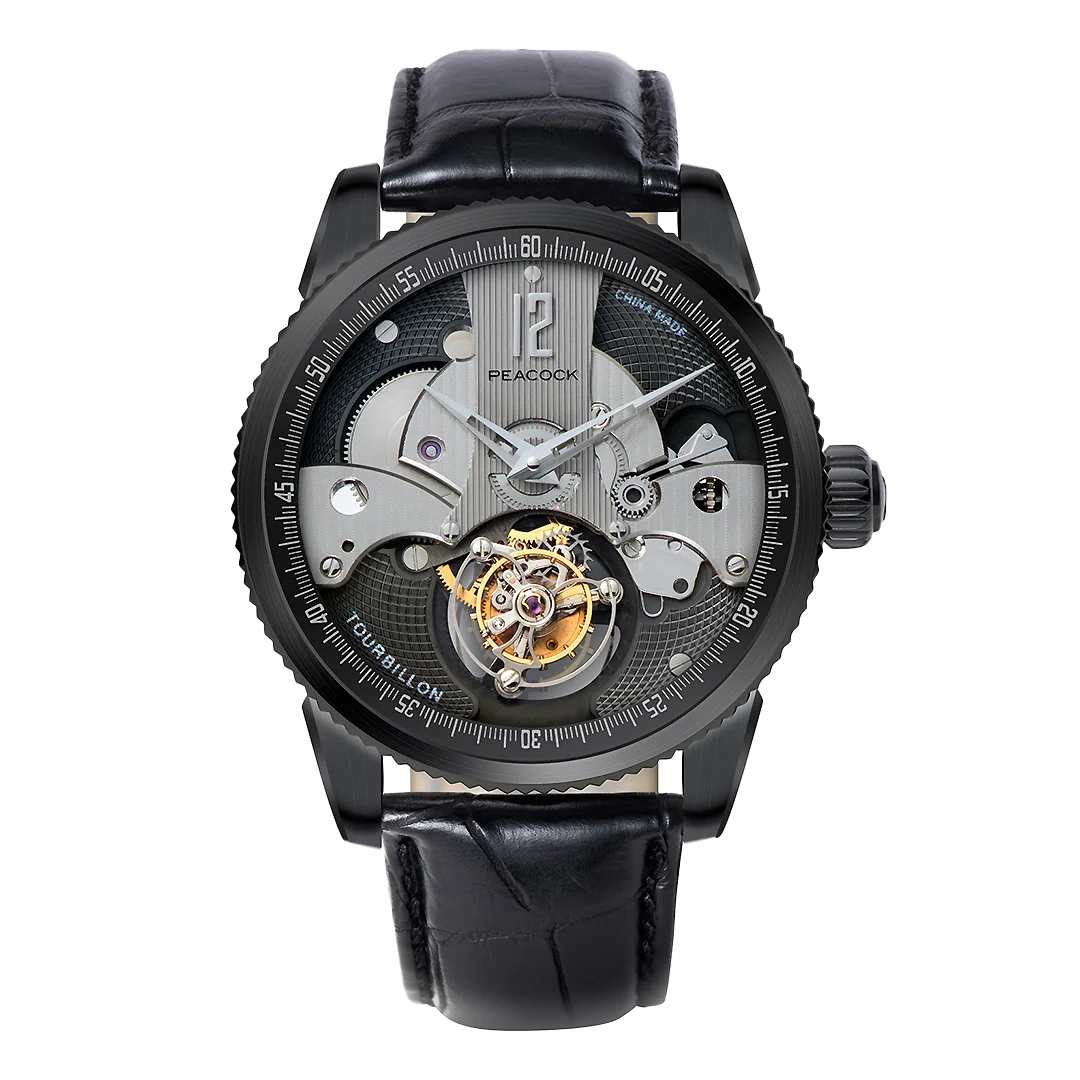 Peacock Peacock Witness Off-center Tourbillon Watch
