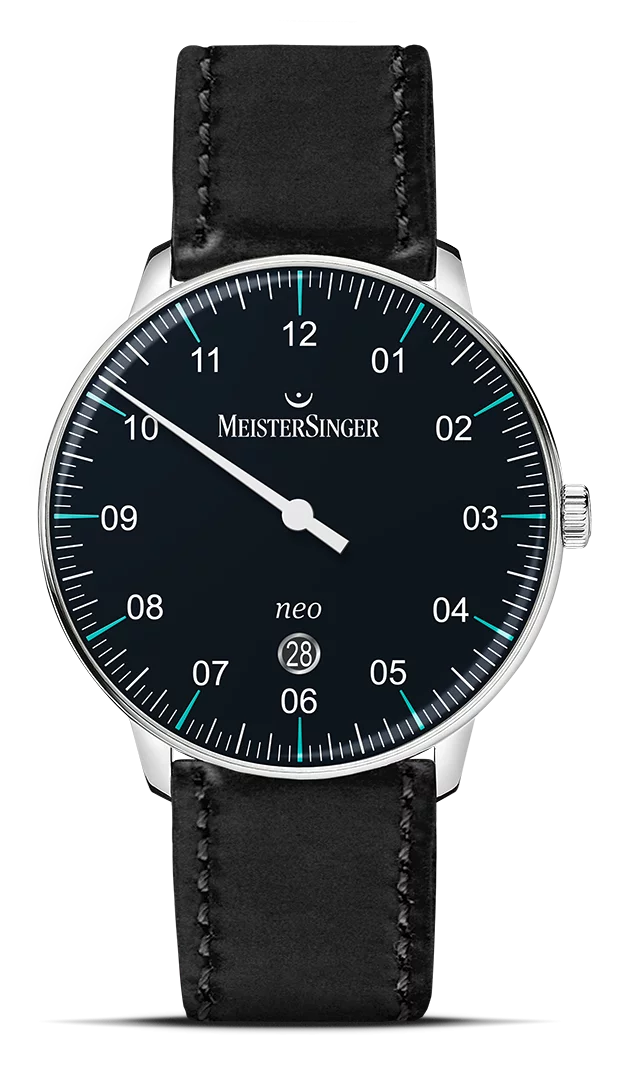 MeisterSinger Neo Plus – Schwarz/Azurblau