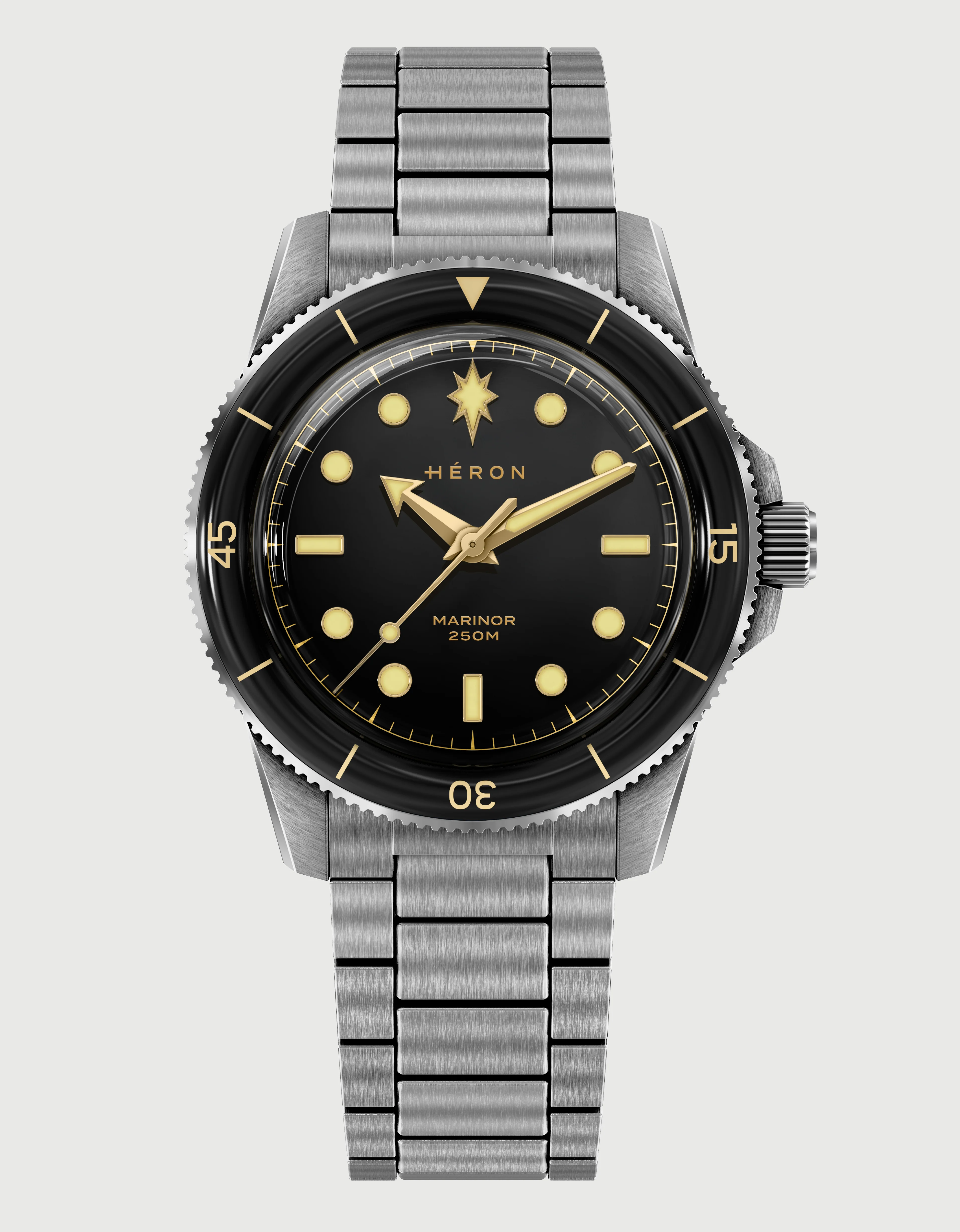 Héron Marinor - Gilt & Black