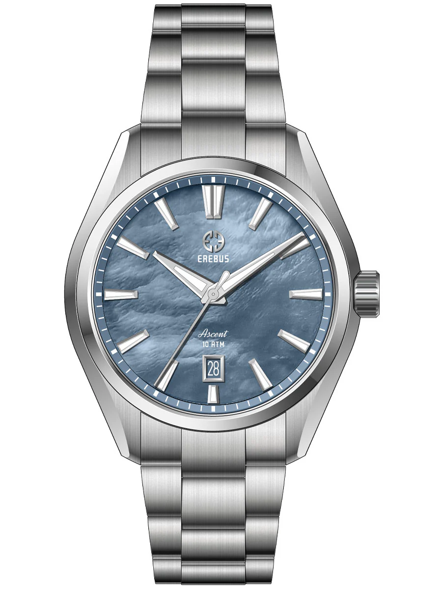 Erebus Watches ASCENT 41 Blue Mother of Pearl