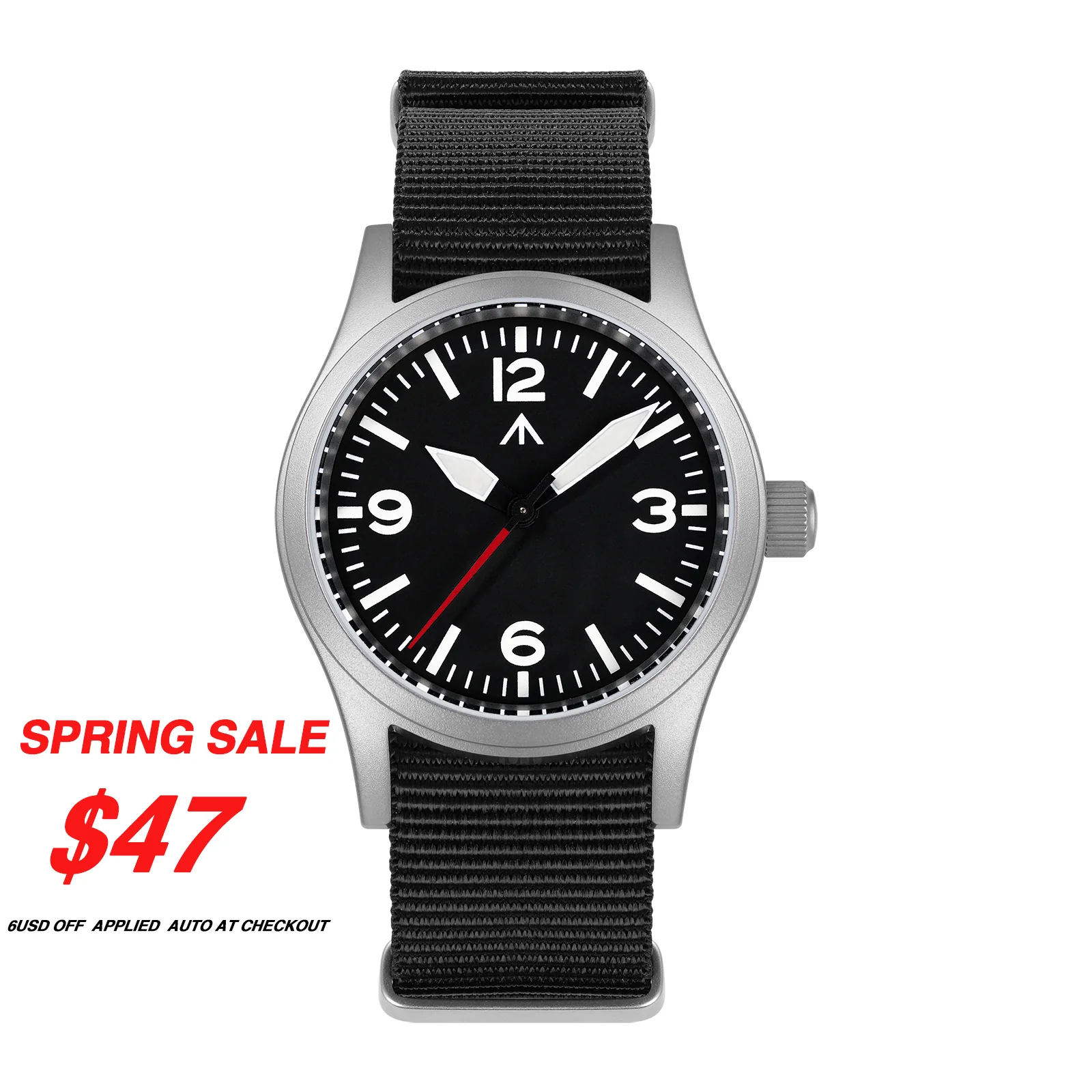 Militado Militado 38mm Field Watch ML05 369 Dial