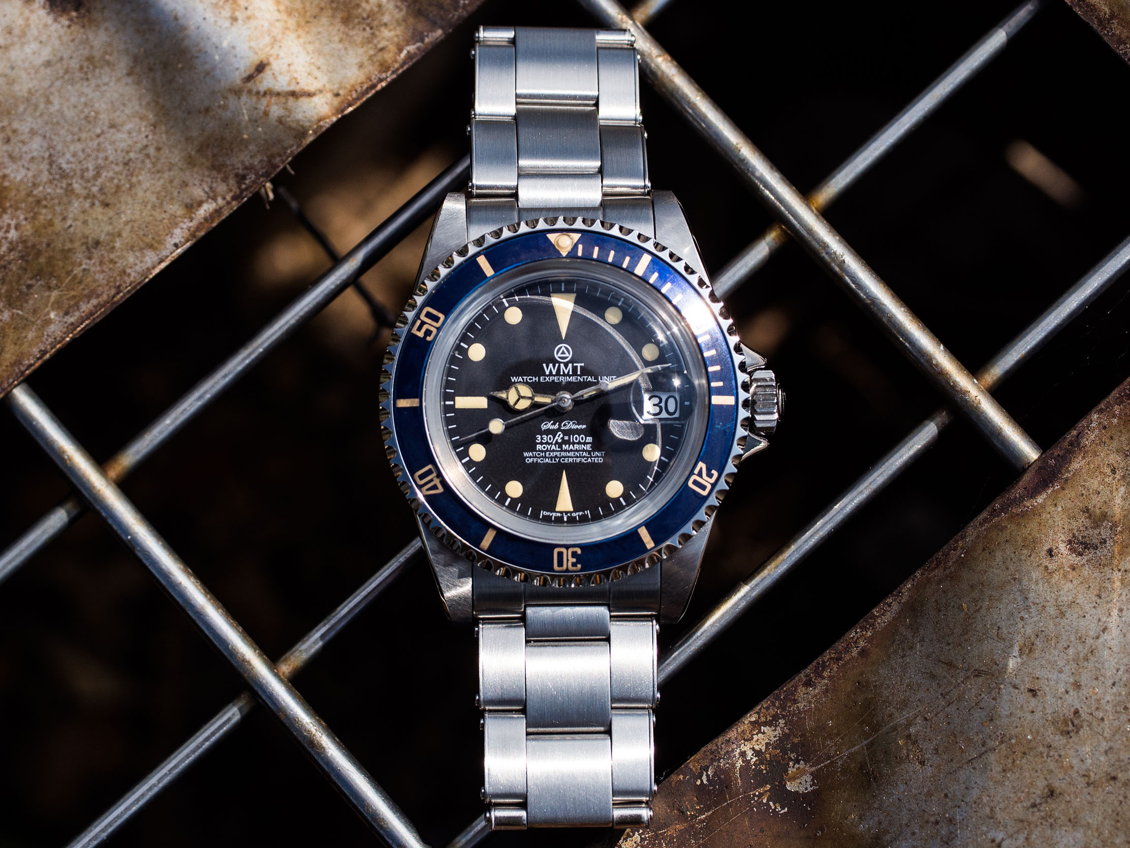 WMT Watches Royal Marine – Subdiver / Blue Bezel Edition