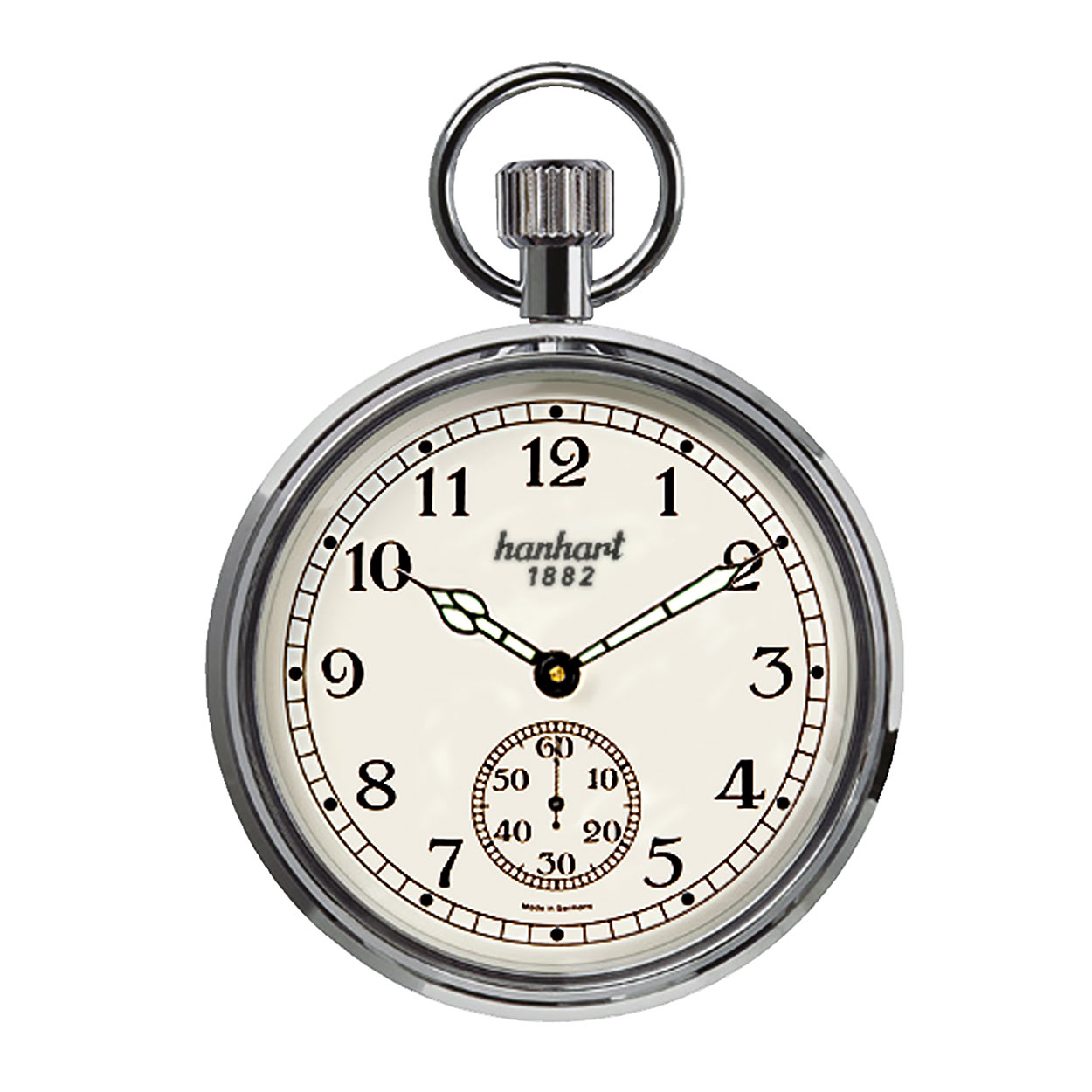 Hanhart Tageszeituhr “Board Time” beige