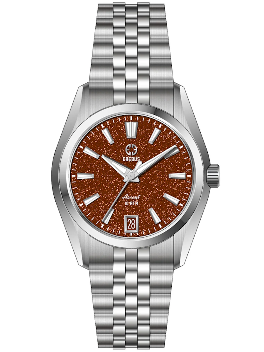 Erebus Watches ASCENT 34 Bronze Aventurine