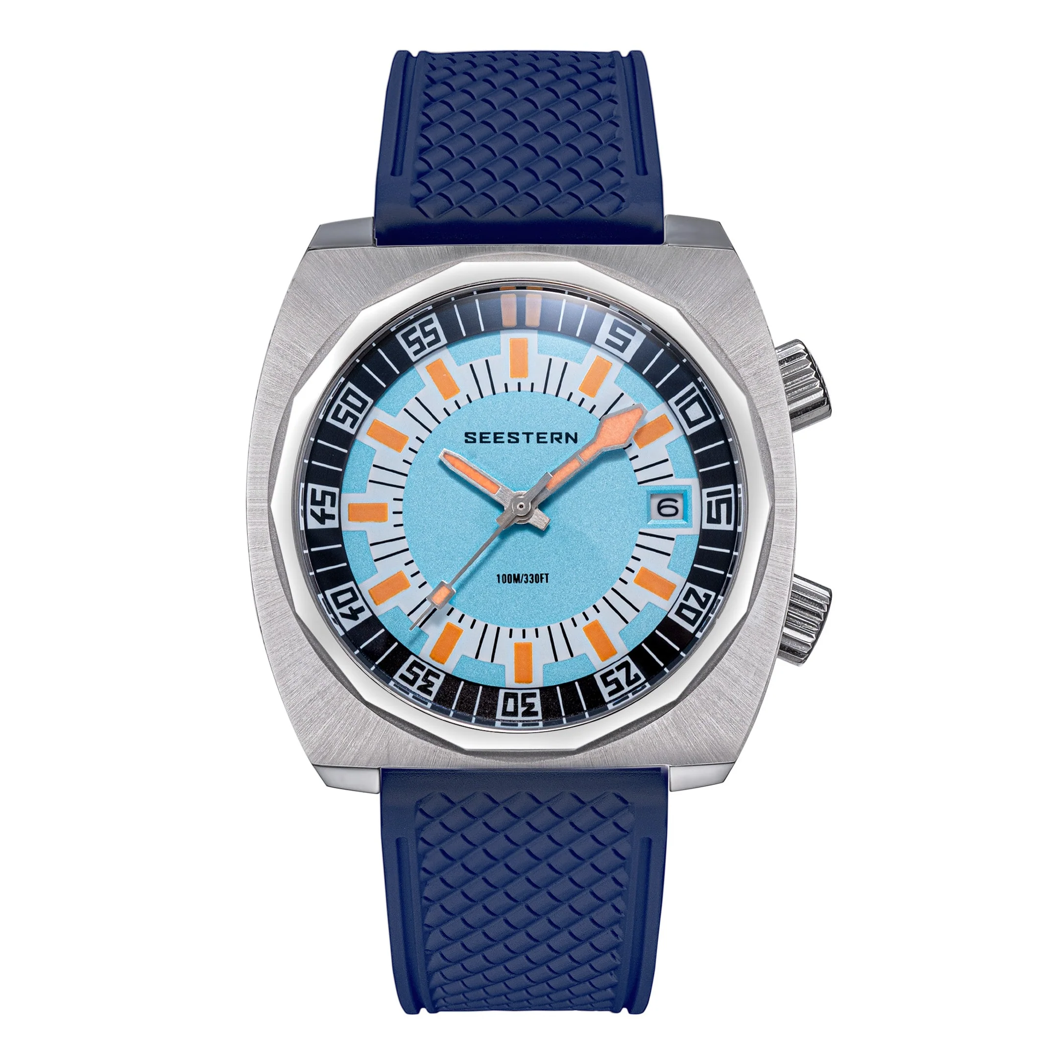 Sugess Seestern S471 Internal Rotating Bezel Blue Dial Automatic