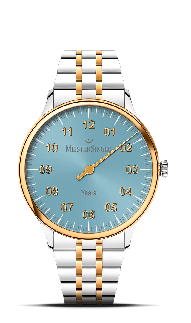MeisterSinger Yaara – Eisblau mit Gold