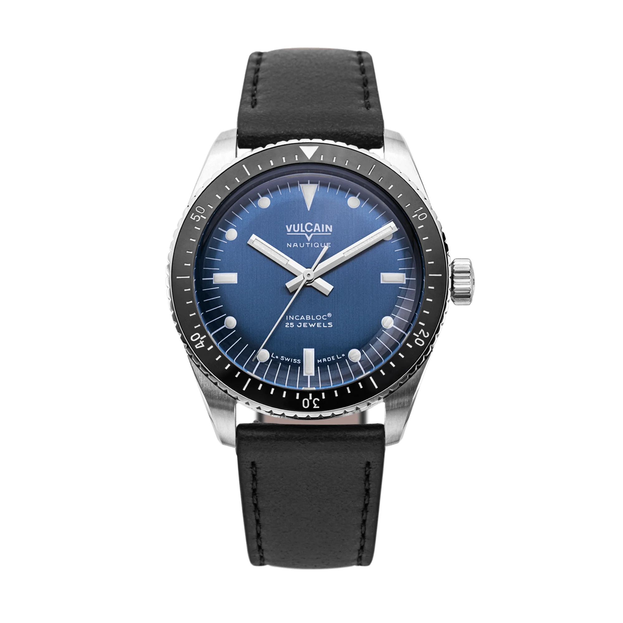 Vulcain Skindiver Nautique - Blue with White Lum