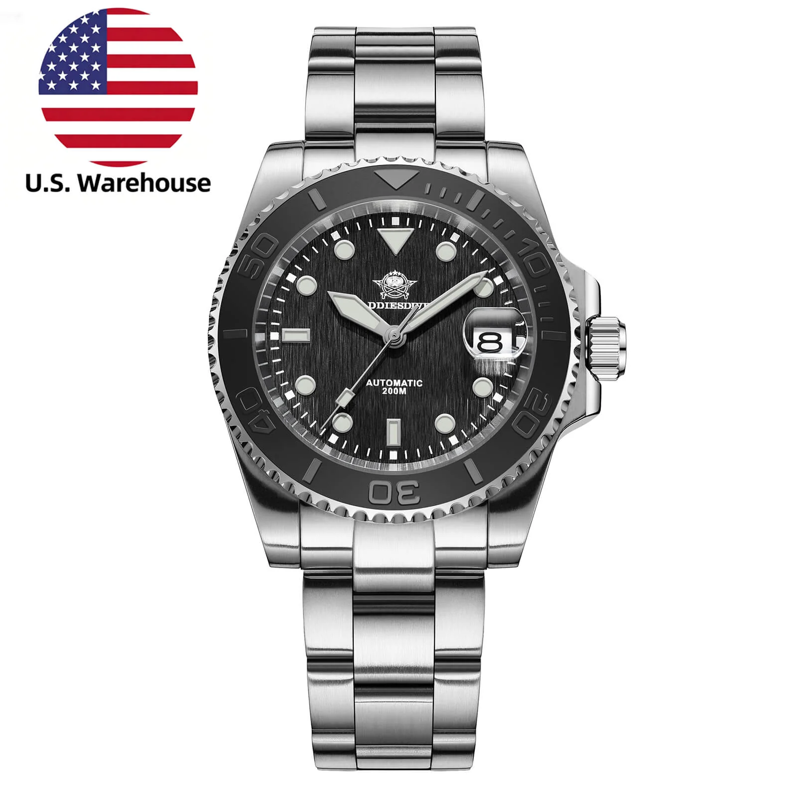 Addiesdive U.S. Warehouse -Addiesdive Modern Sub Dive Watch AD2087