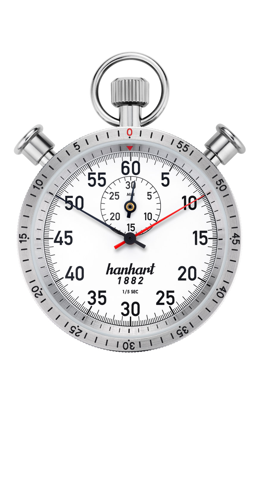 Hanhart Additionsstopper mit Schleppzeiger und Flyback