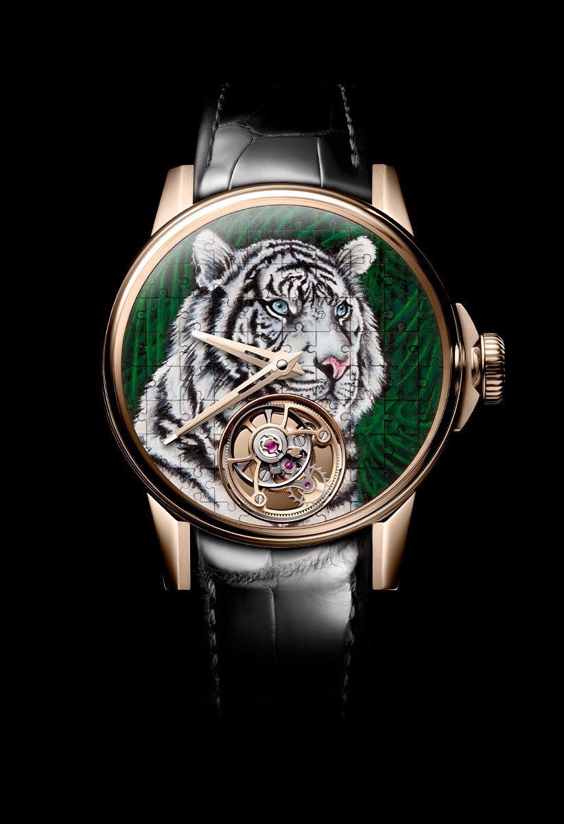 Louis Moinet Tourbillon Puzzle White Tiger LM-135.50.WT