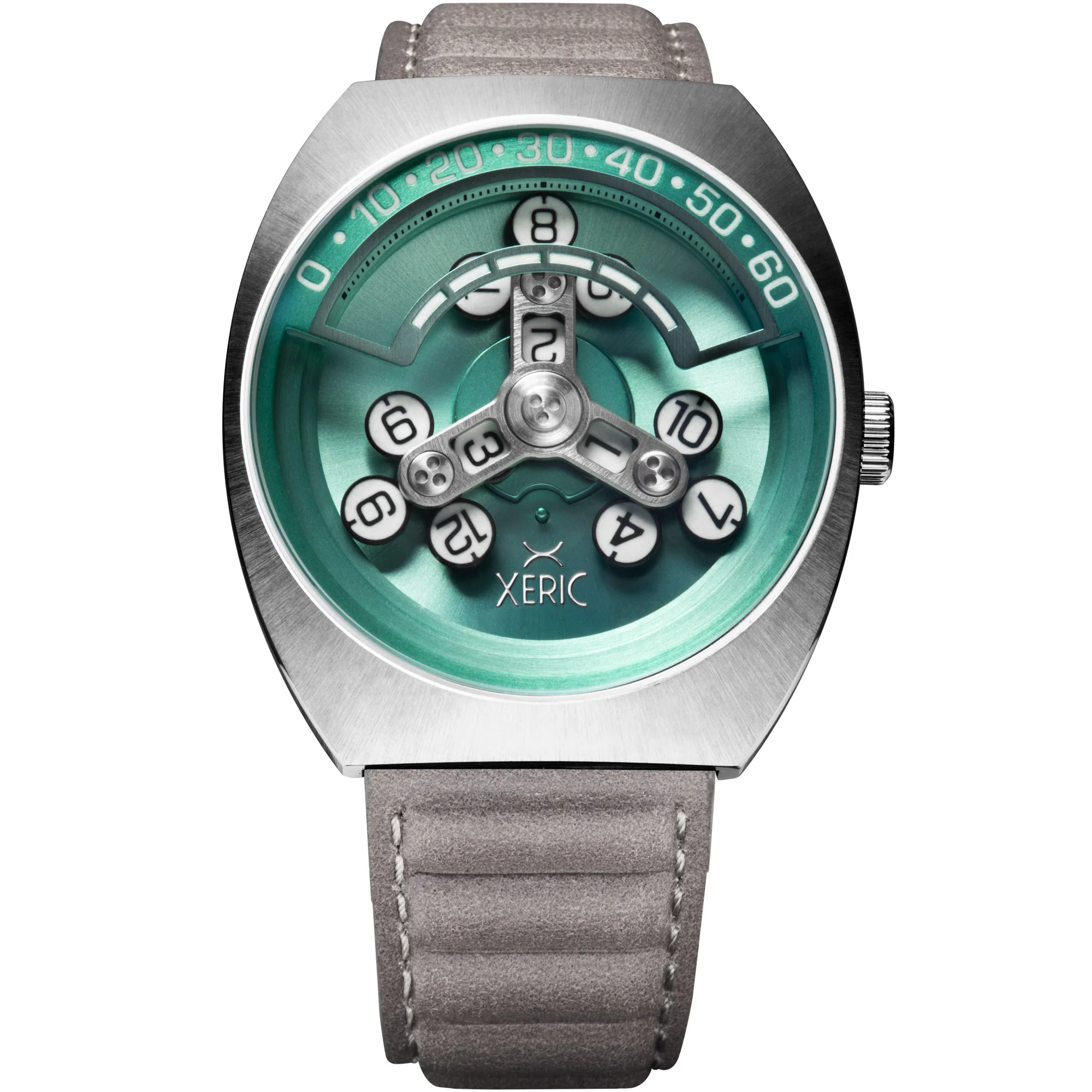 Xeric Scrambler Automatic Wandering Hour Aqua Gray