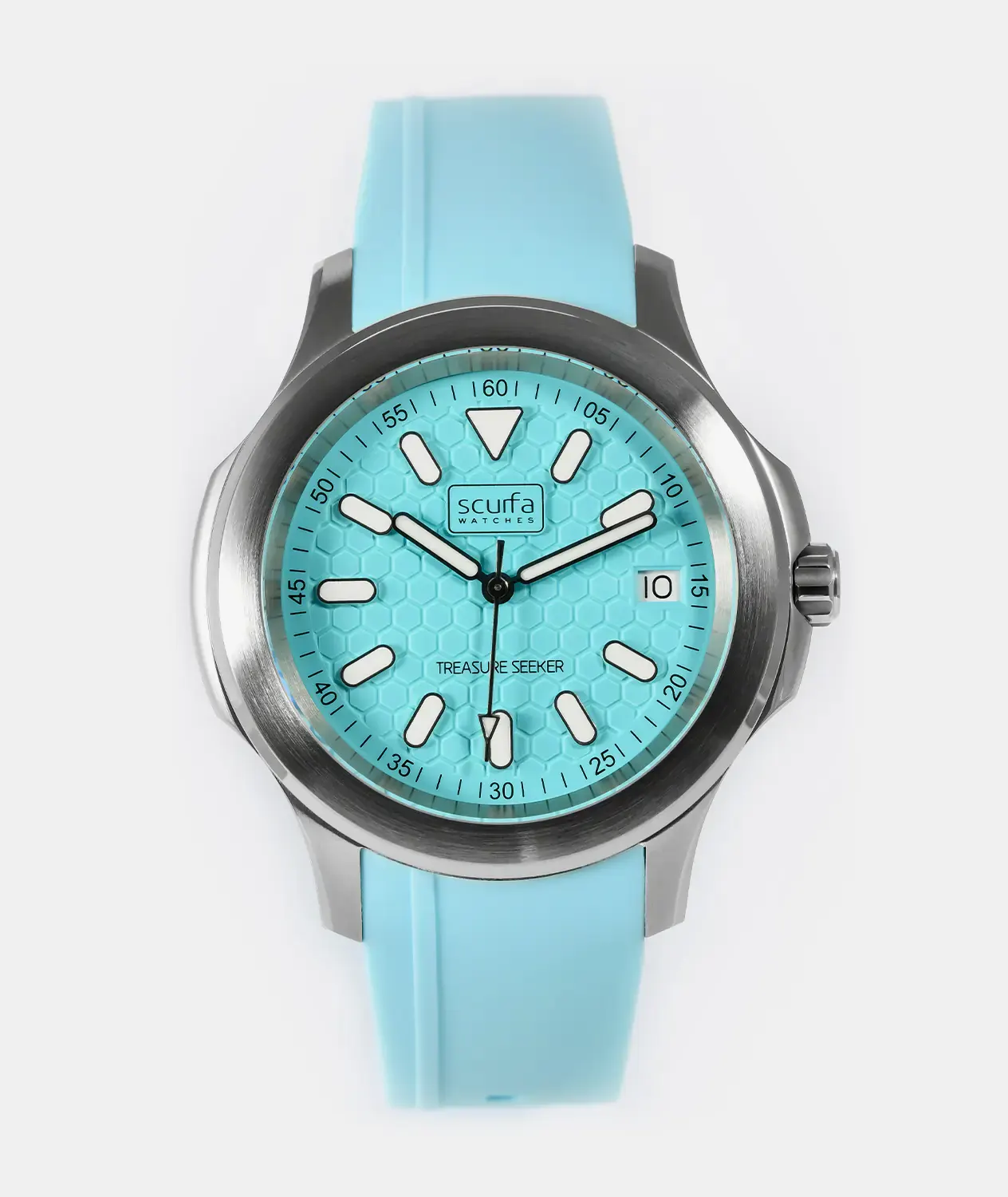 Scurfa Top Side Crew Stainless Steel Turquoise Dial – Ladies