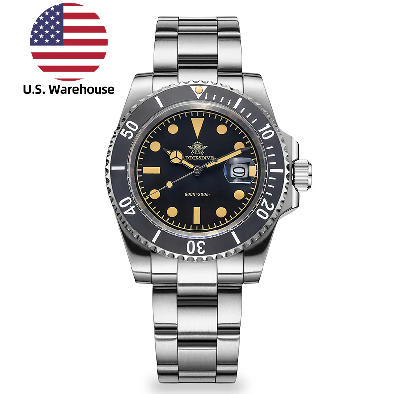 Addiesdive U.S. Warehouse -ADDIESDIVE Retro Sub Quartz Watch AD2054