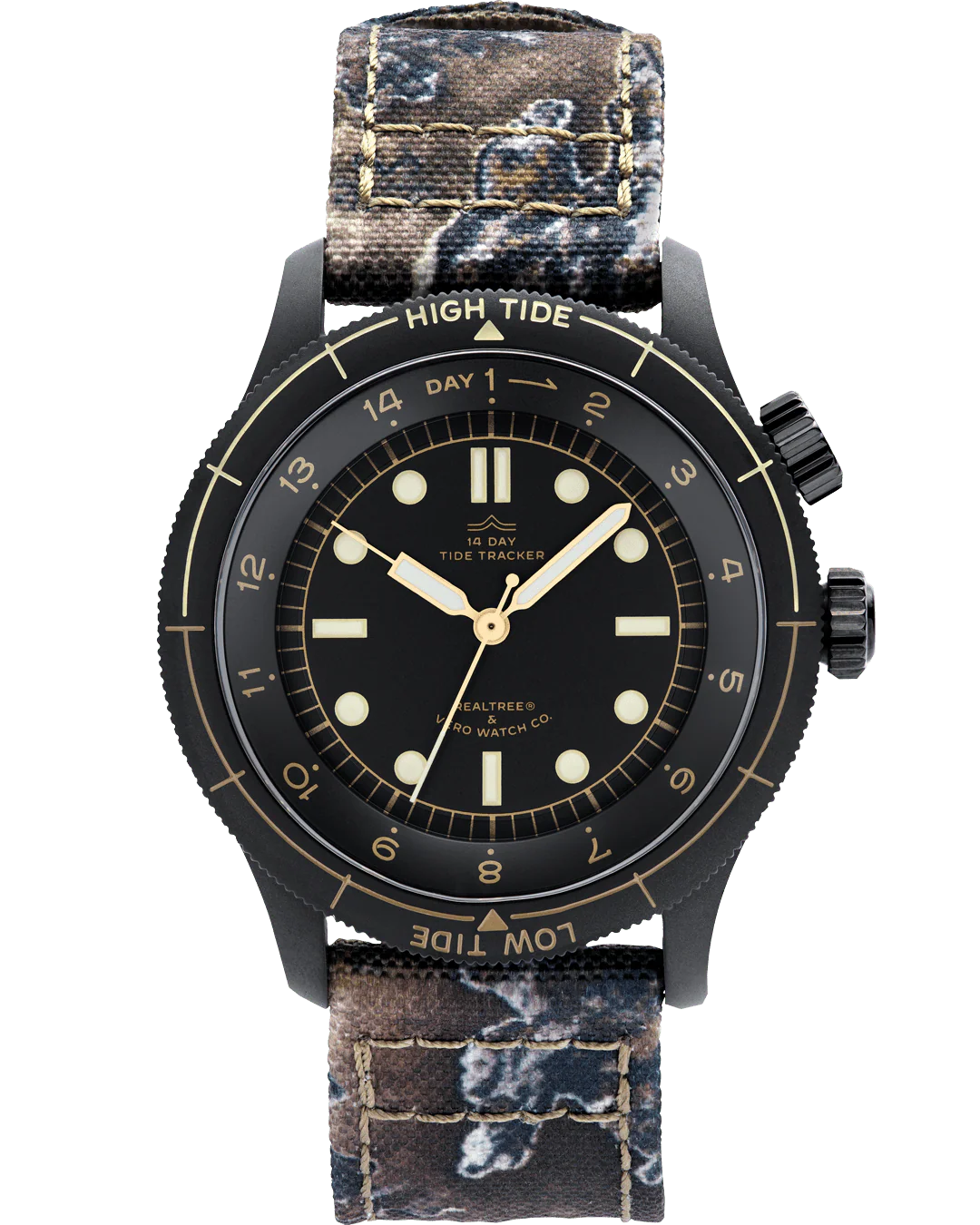 Vero Watch Company Realtree Tide Tracker Midnight Edition