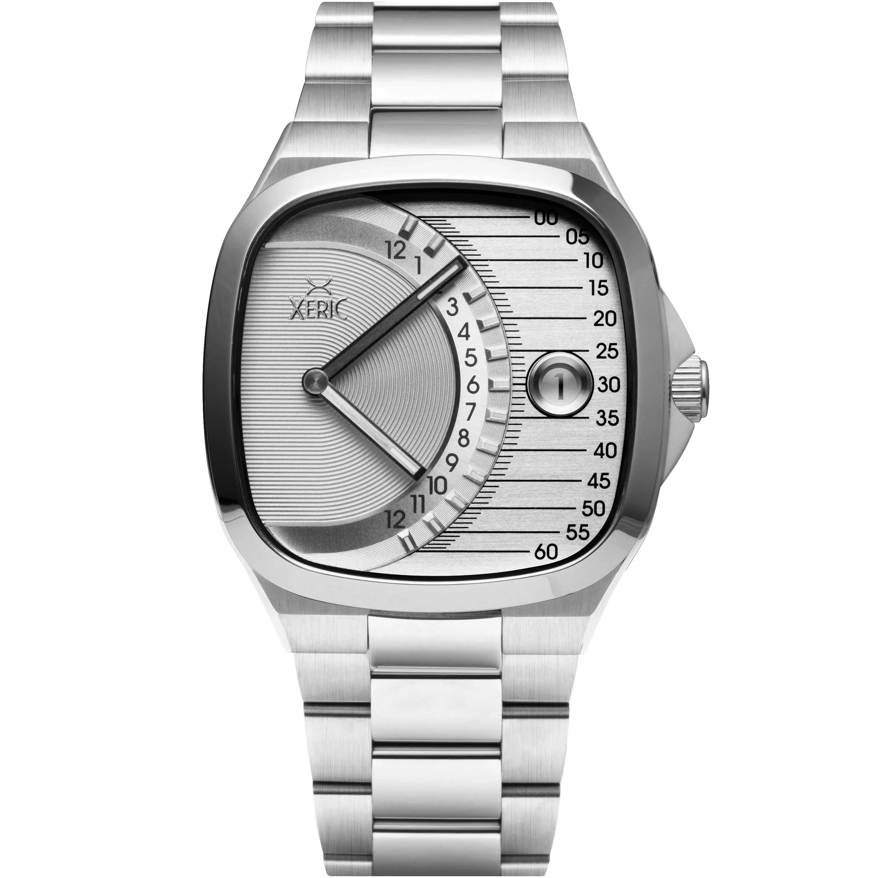 Xeric Timeline Retrograde Automatic All Silver