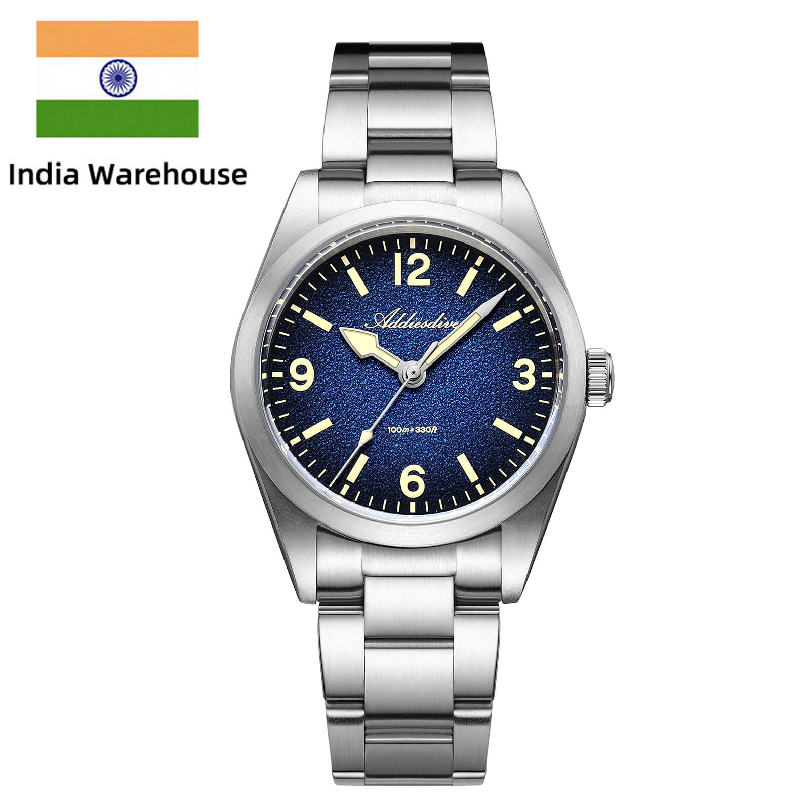 Addiesdive ★India Warehouse★ADDIESDIVE 36mm C3 Vintage Quartz Watch AD2544
