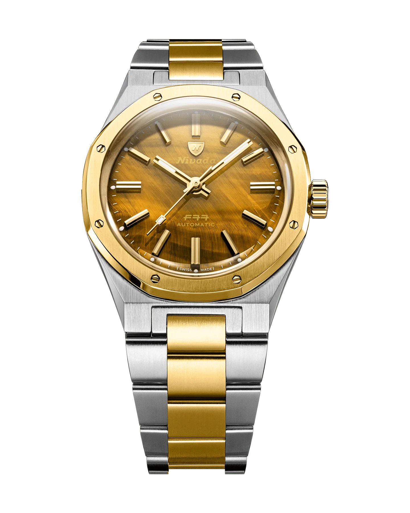 Nivada Grenchen F77 SST TIGER EYE BICOLOR MK1 - 37MM
