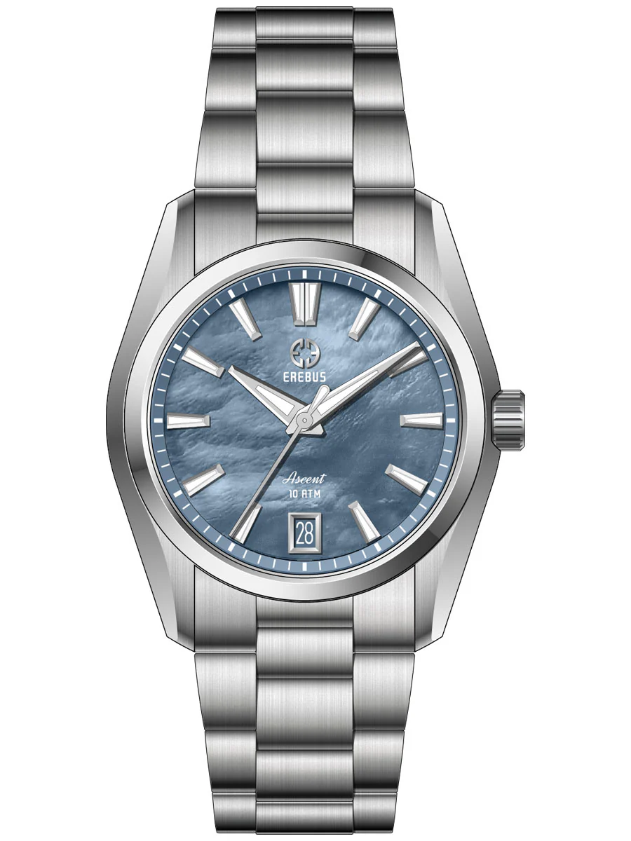 Erebus Watches ASCENT 36 Blue Mother of Pearl