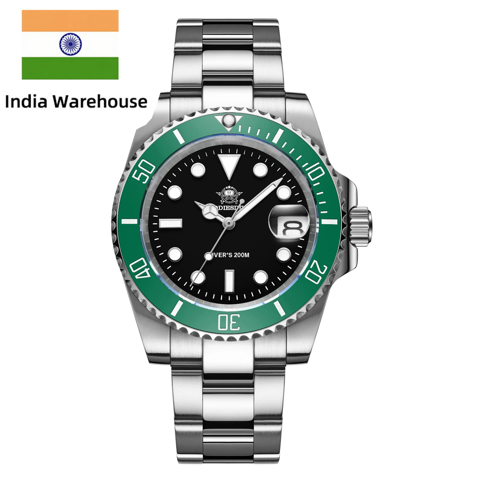 Addiesdive ★India Warehouse★ADDIESDIVE Sub Quartz Watch Diver's 200M (H3QZ)