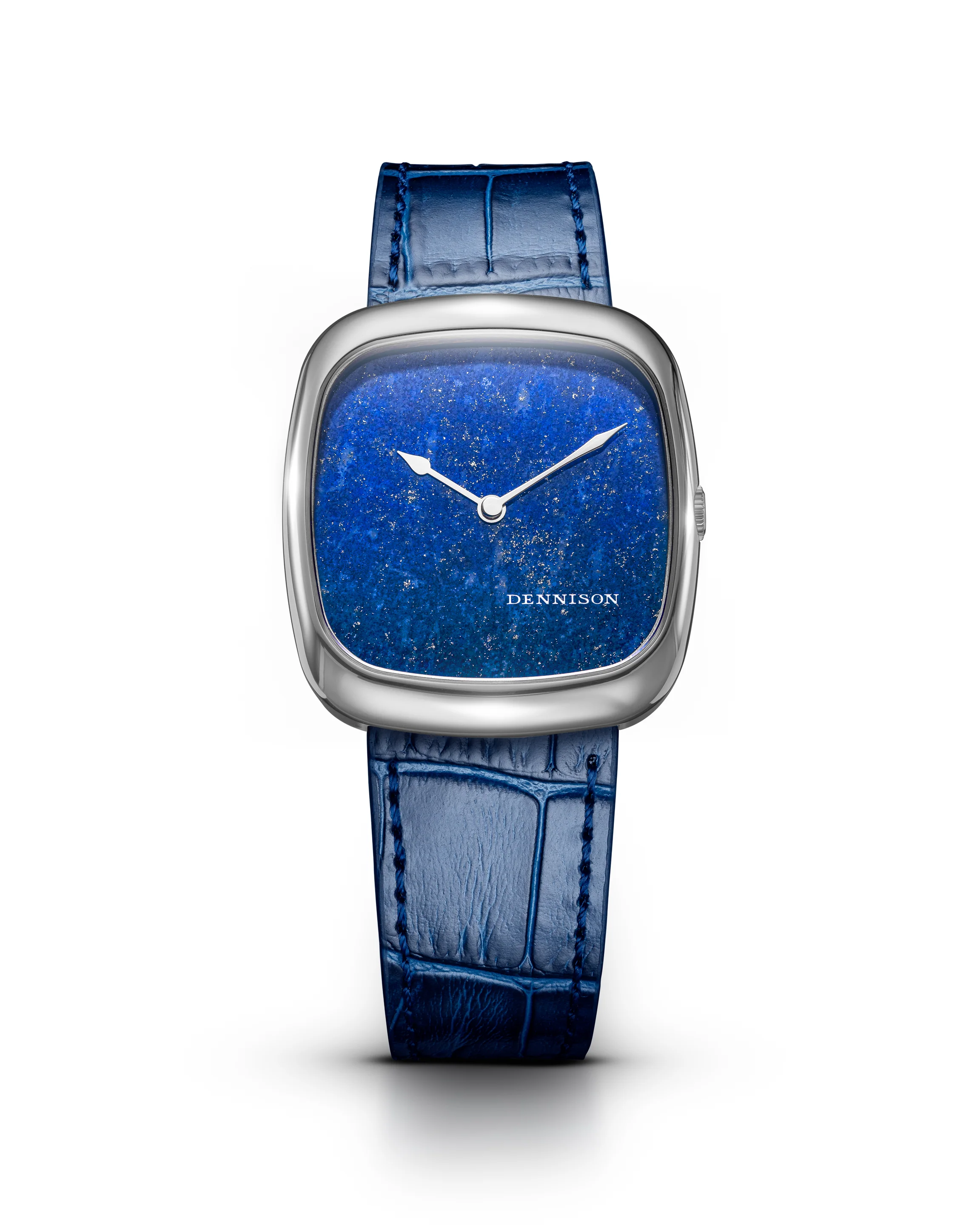 Dennison Natural Stone Lapis Lazuli In Steel