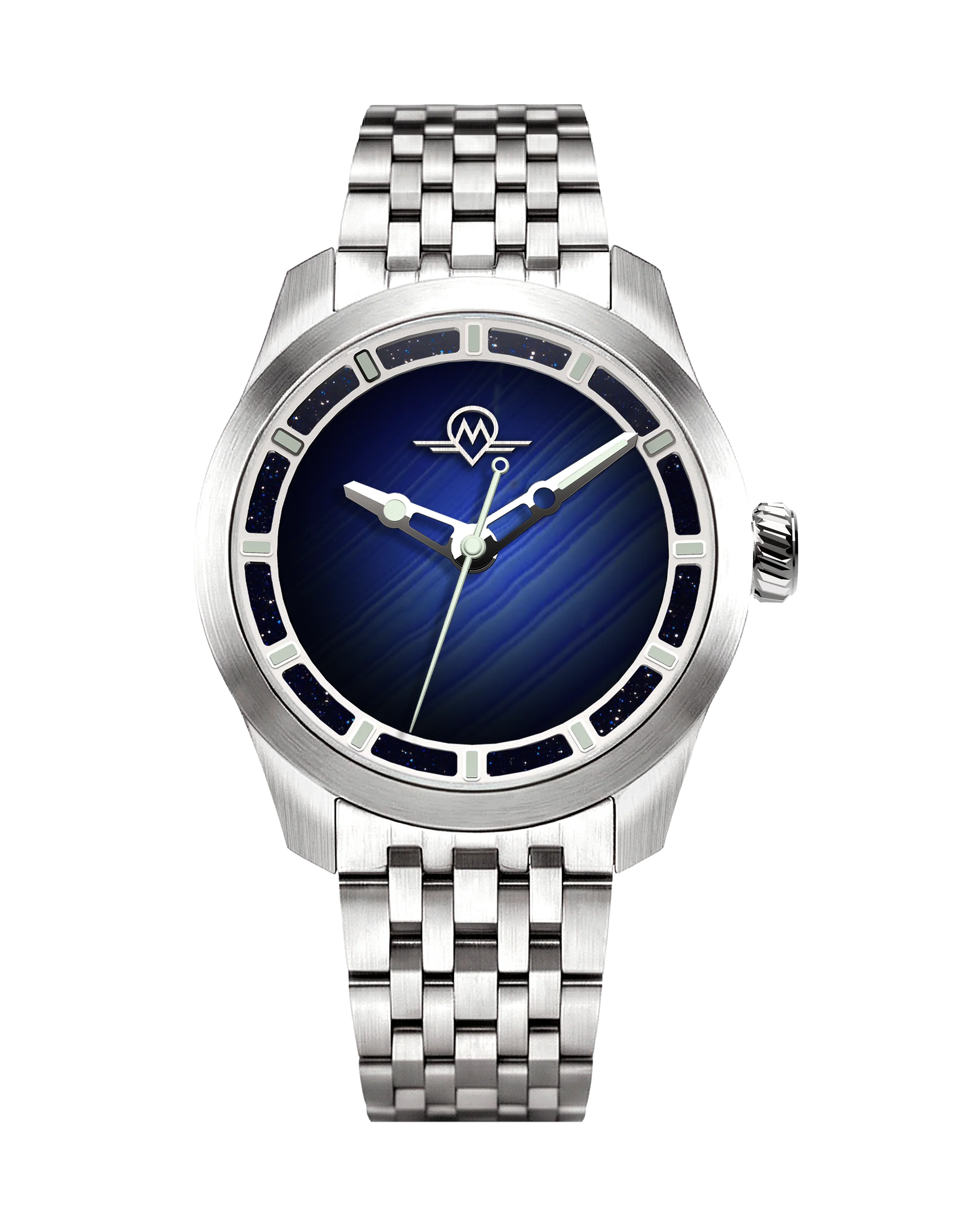 Monro MONRO LUNA ADVENTURE MLA-PAB PLANET AGATE, 9039 Automatic Watch, 39mm Stainless Steel