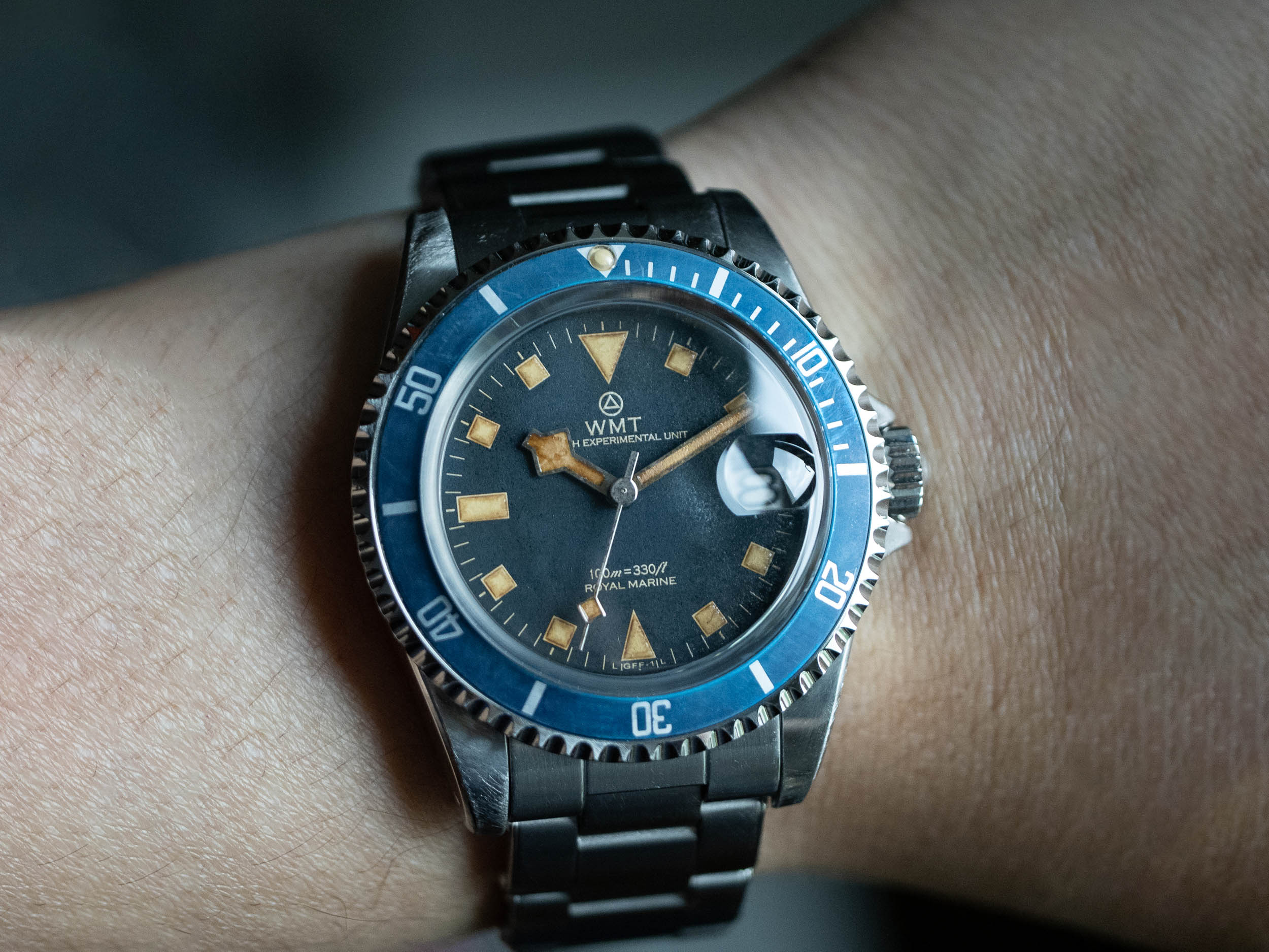 WMT Watches Royal Marine – Ocean Blue / Heavy Aged