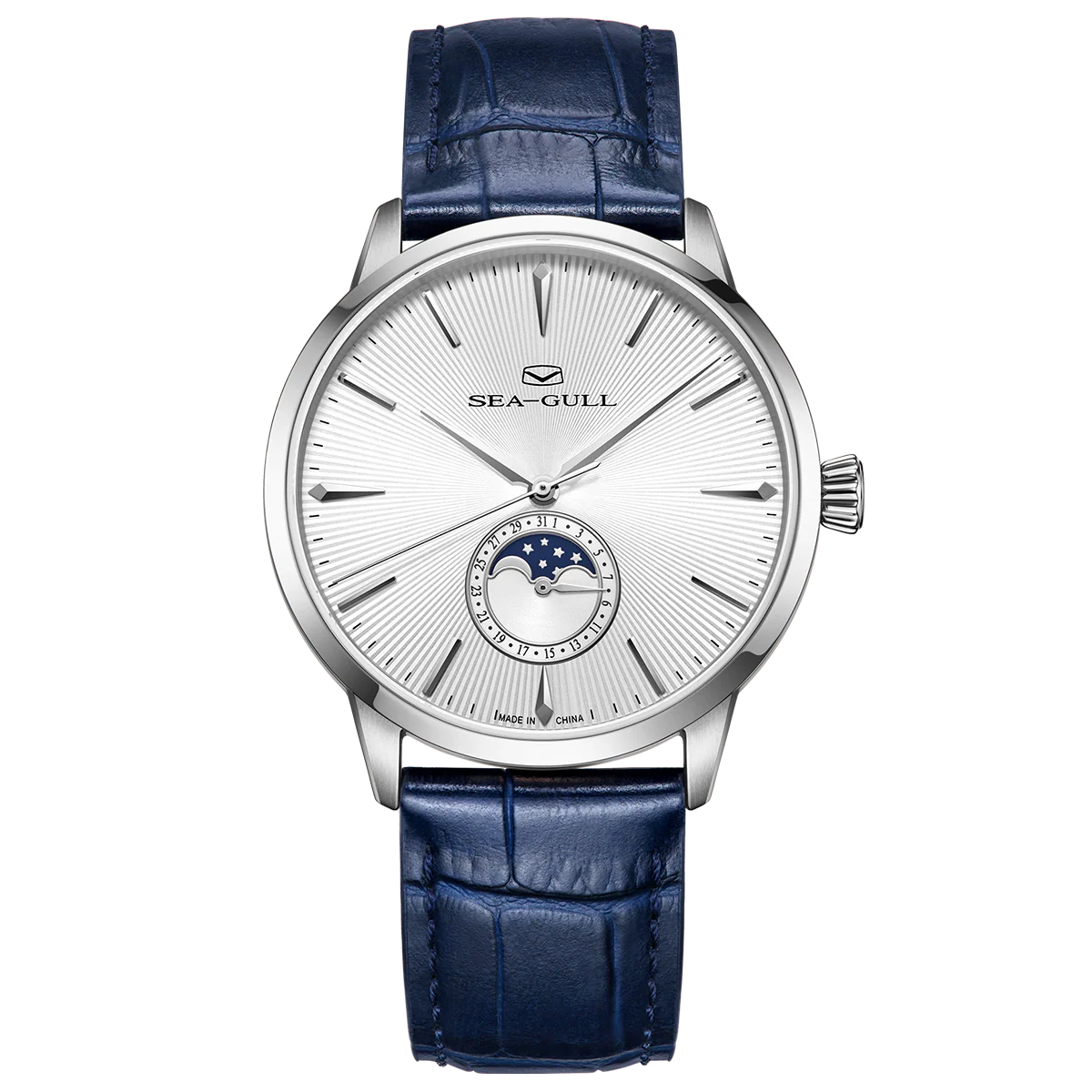 Sea-Gull Extraordinary Series Moon Phase Dress Watch 40mm