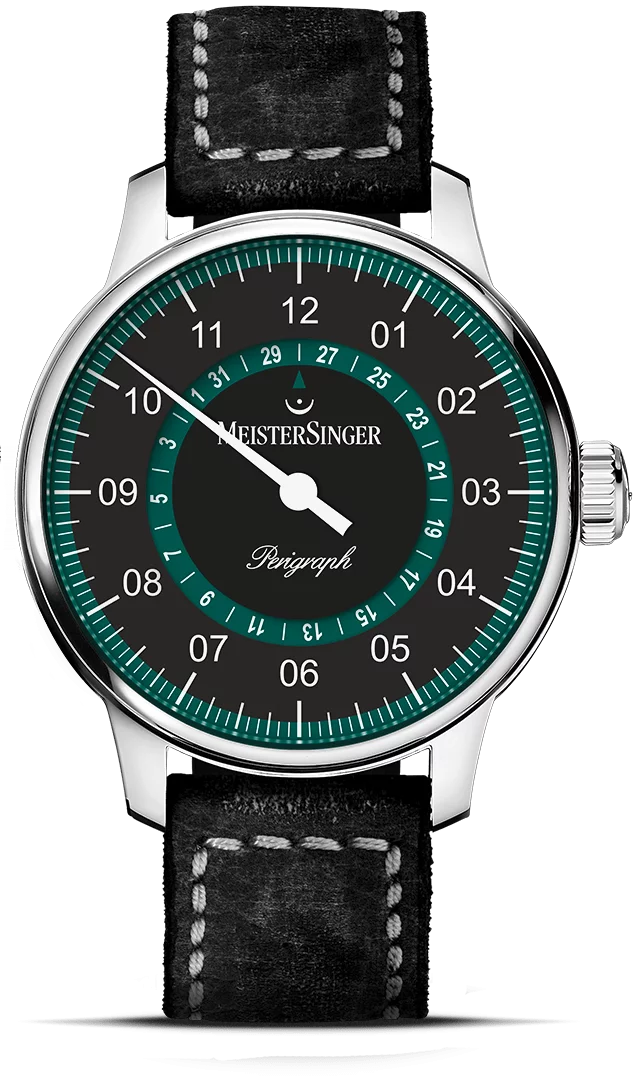 MeisterSinger Perigraph – Schwarz mit Petrol