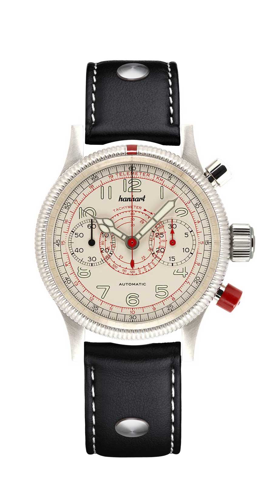 Hanhart PIONEER TachyTele altweiß, 40 mm