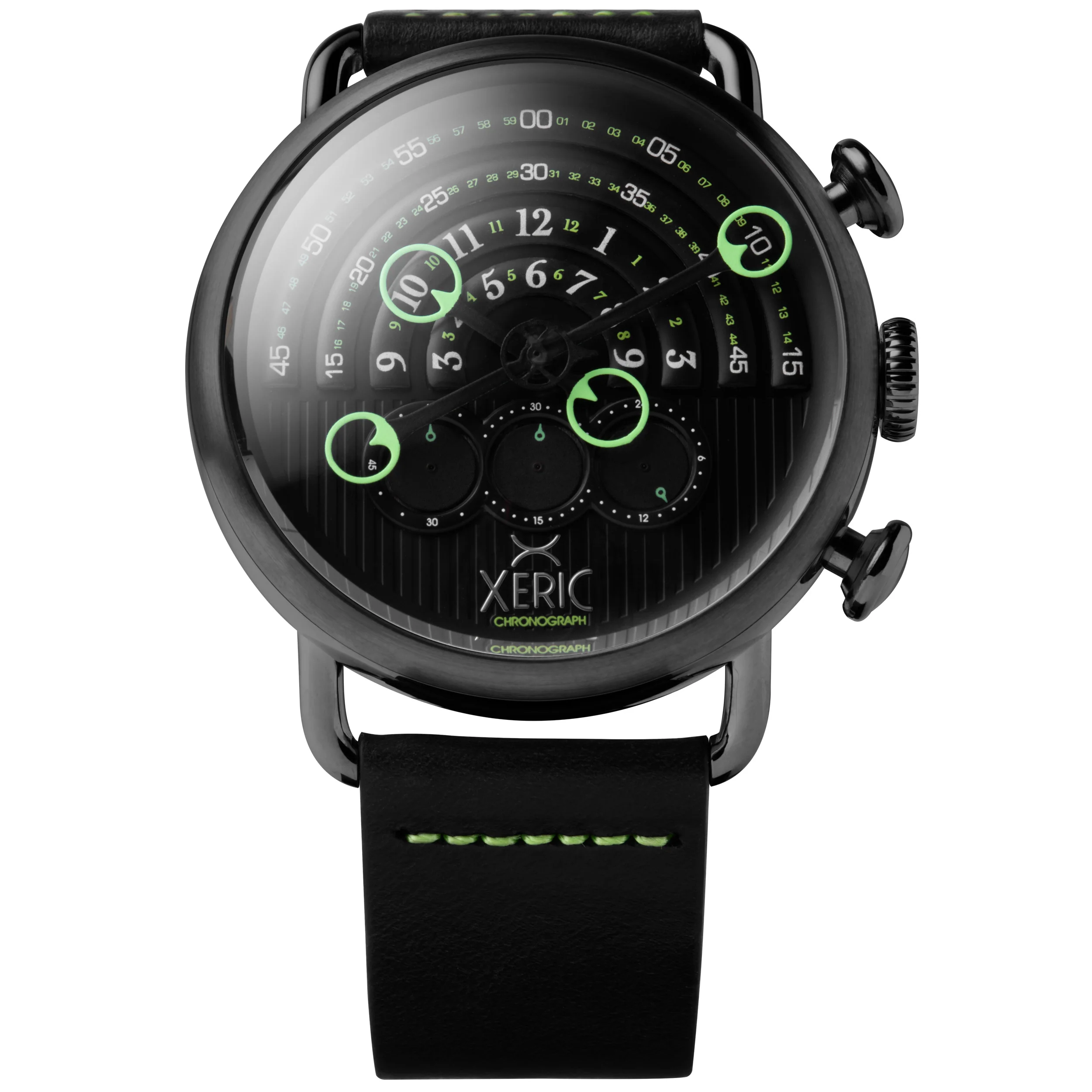 Xeric Halograph Chrono Sapphire Gunmetal Lime