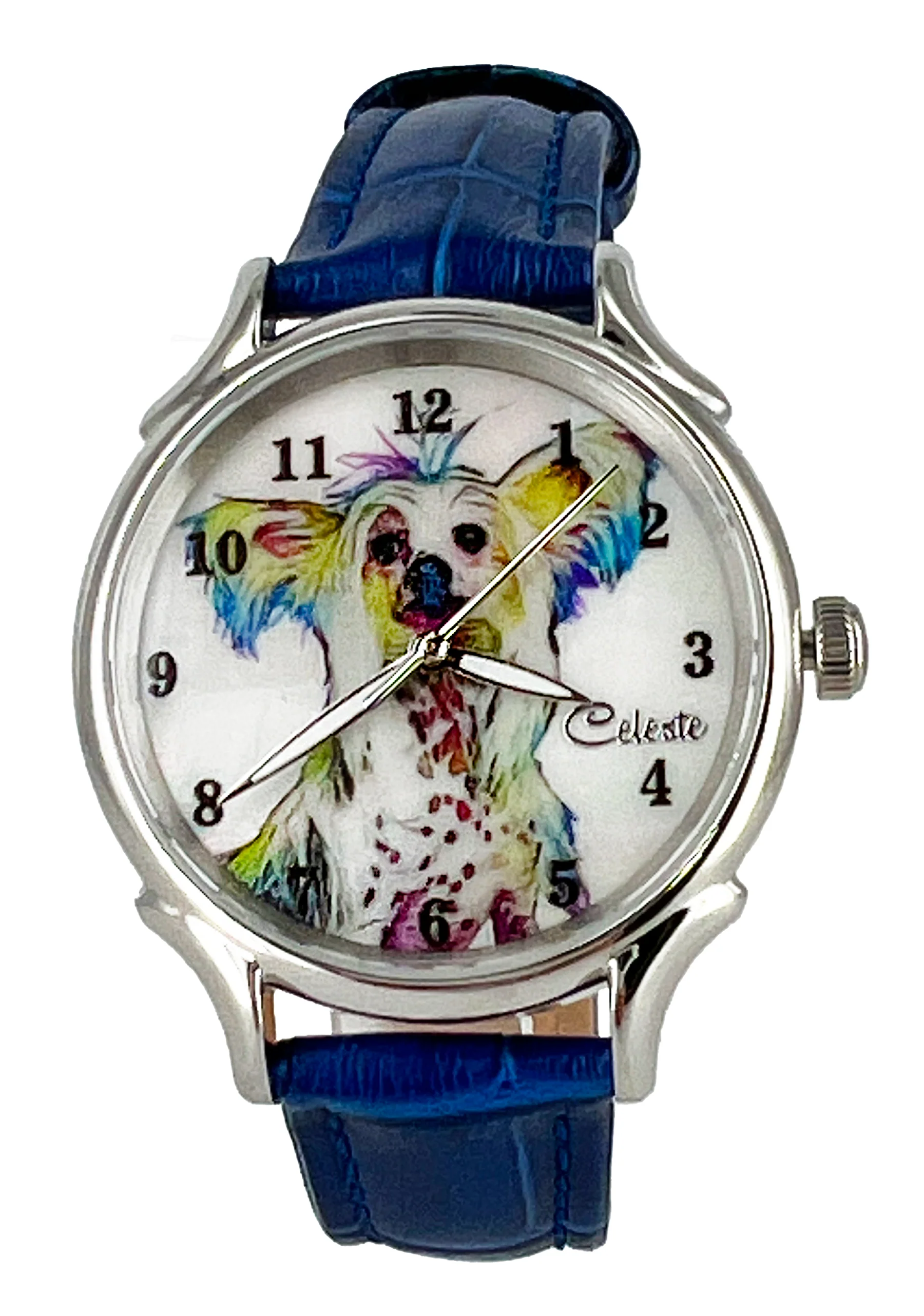 Celeste Watch Company Chinese Crested Dog Breed Watch